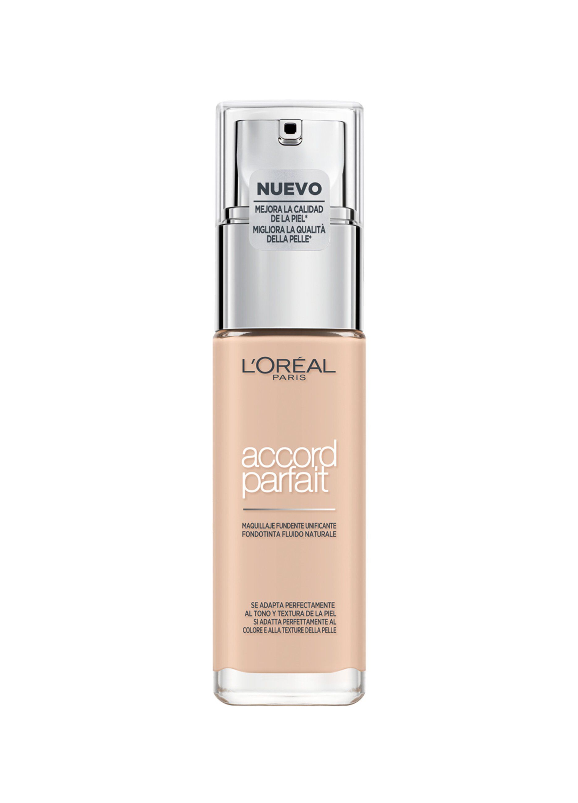 Fondotinta Accord Parfait Shade 1N Ivoire Rosé / Rose Ivory.
