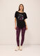 Leggings in jersey di cotone stretch donna_0