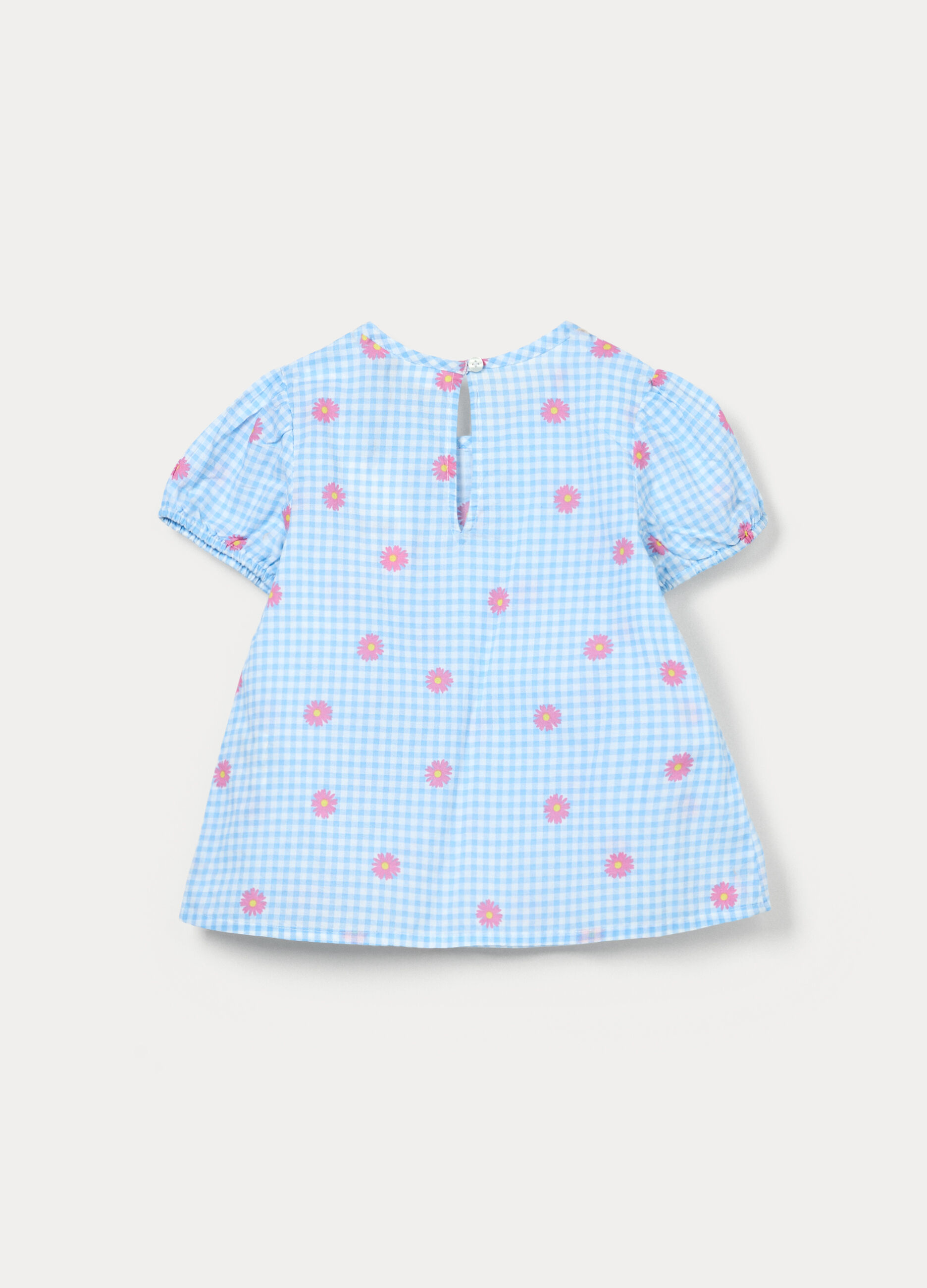 Blusa in popeline di puro cotone bambina_1