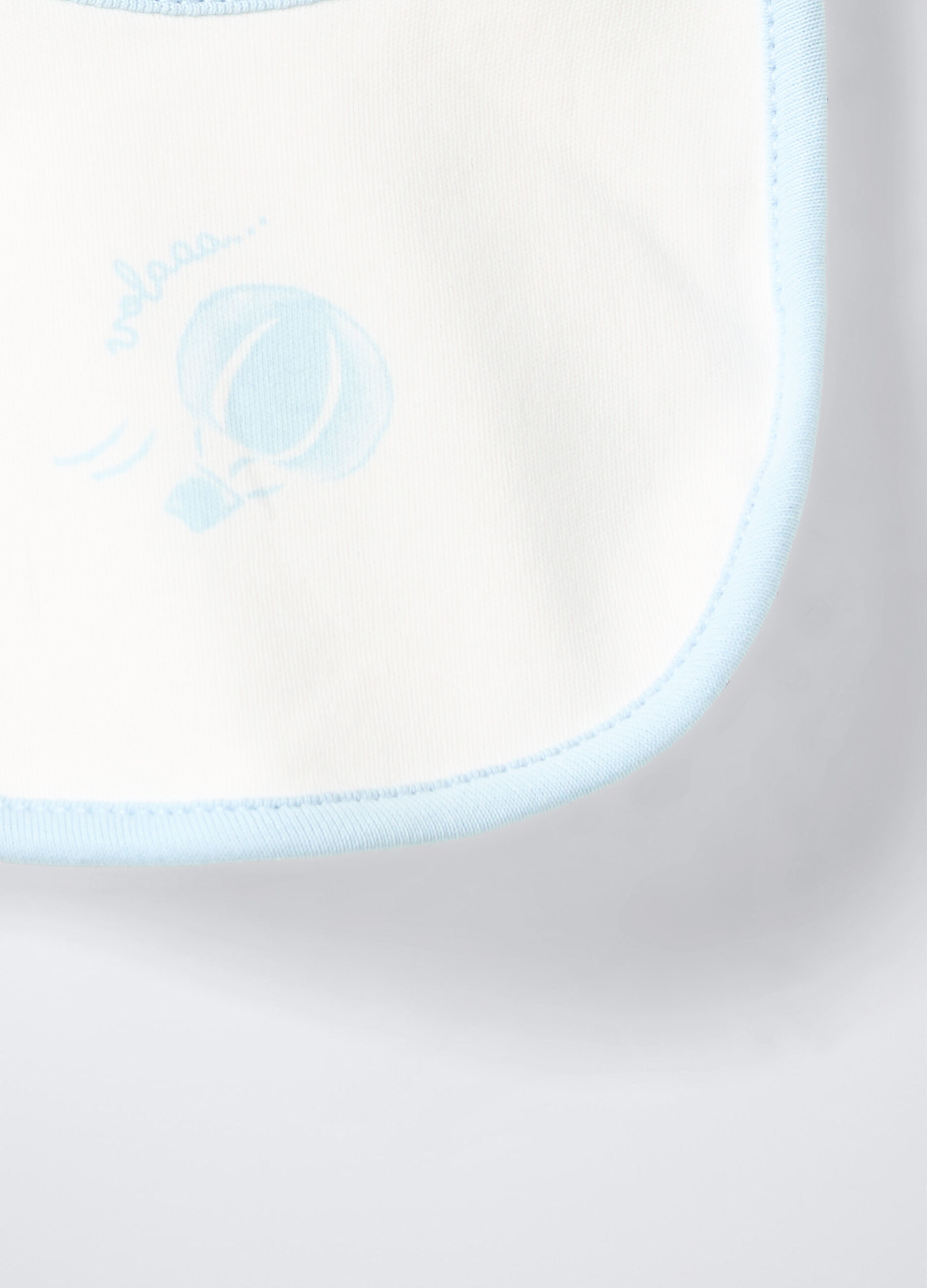 Pack 2 bavaglini in interlock di puro cotone neonata_1