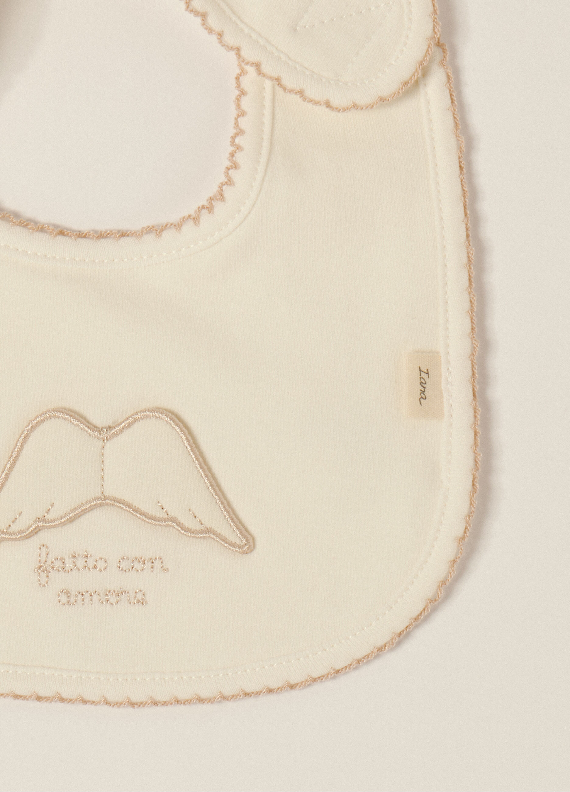 Bavaglino in french terry di cotone stretch IANA_2