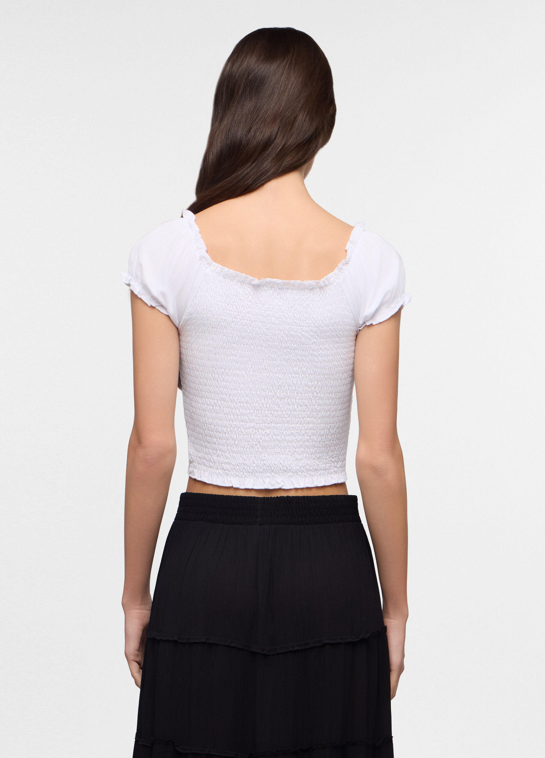 T-shirt fitted stretch donna_1