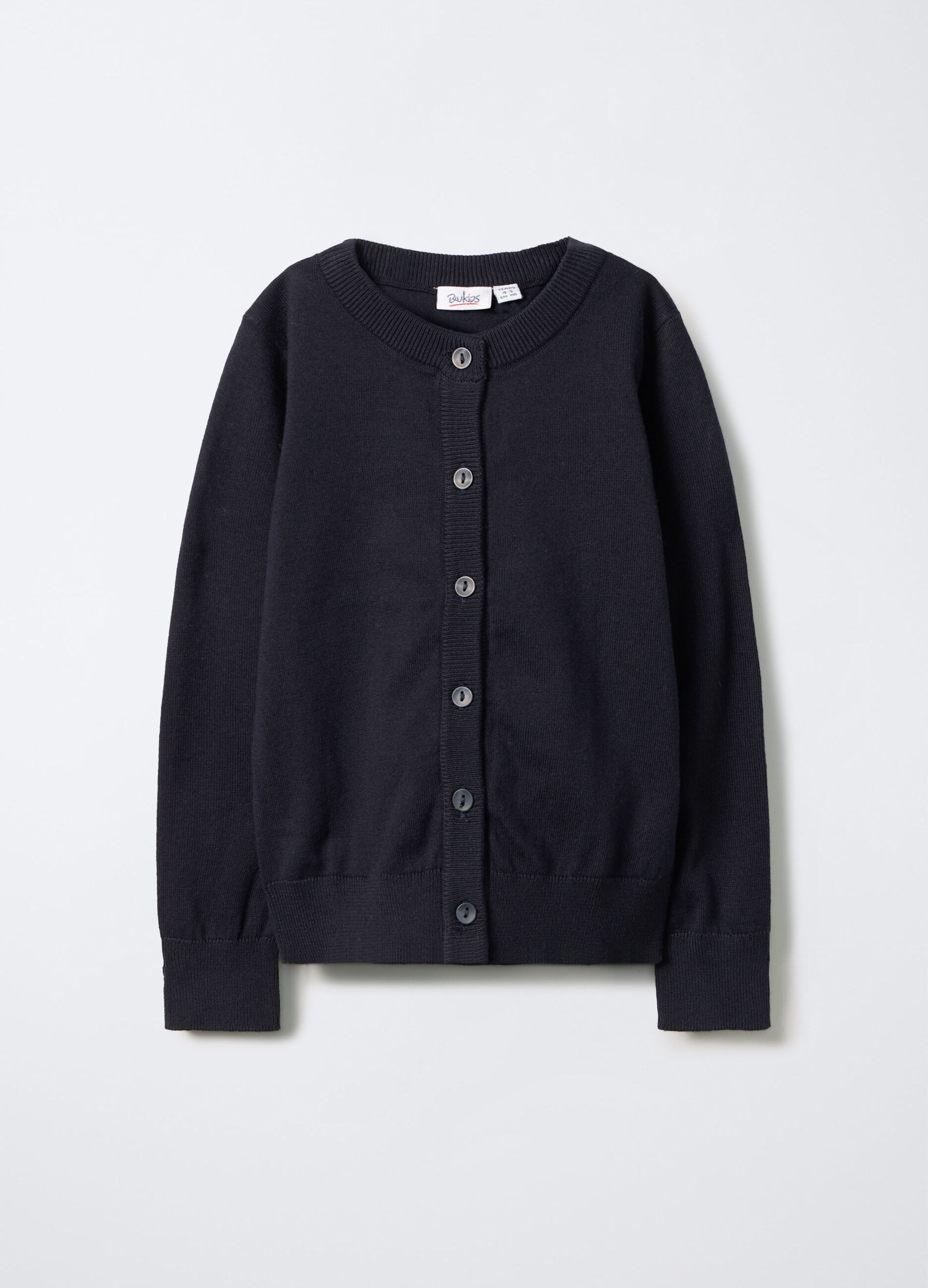 Cardigan tricot in misto cotone fit regular bambina_0