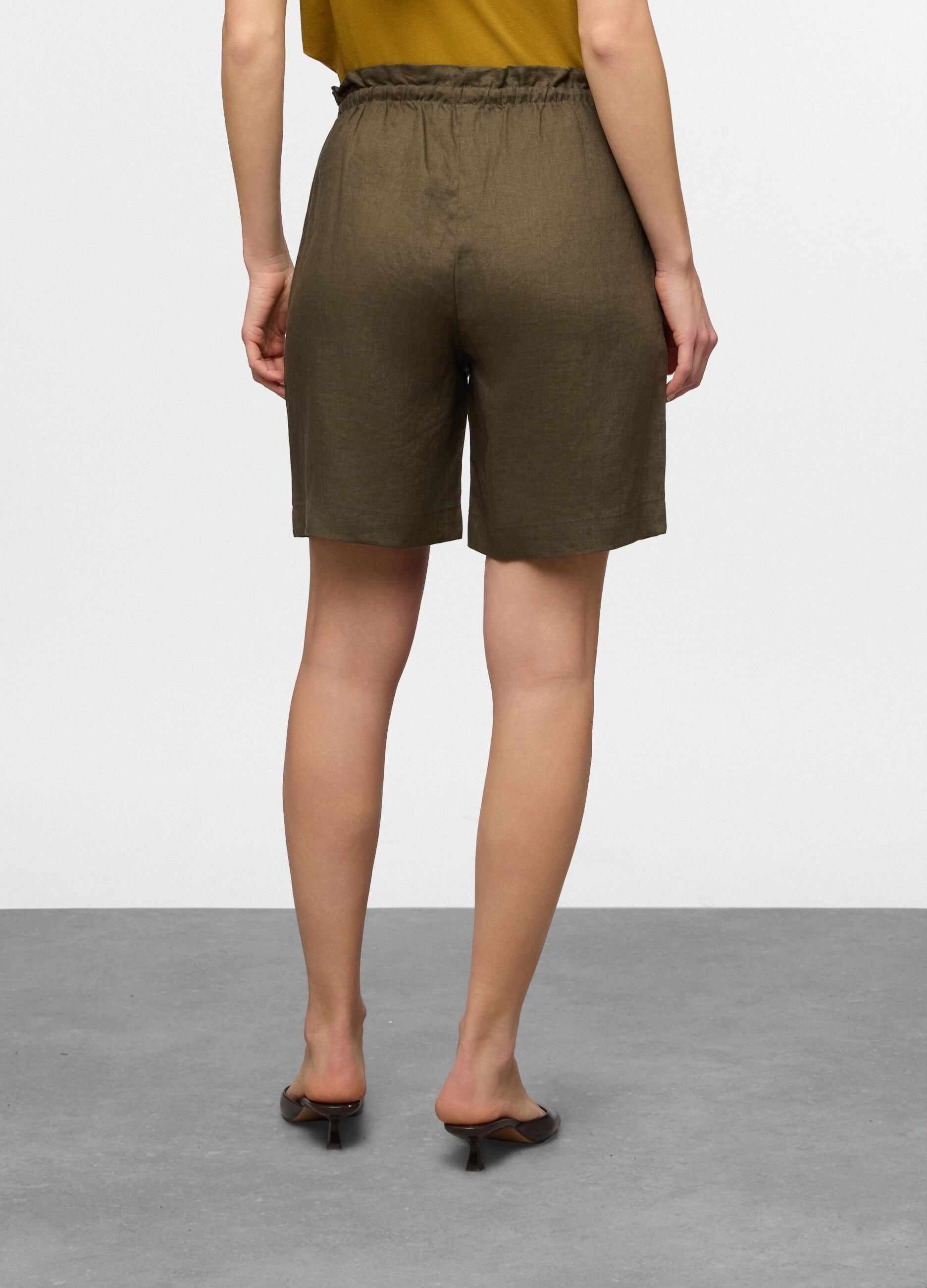 Bermuda in puro lino donna_1