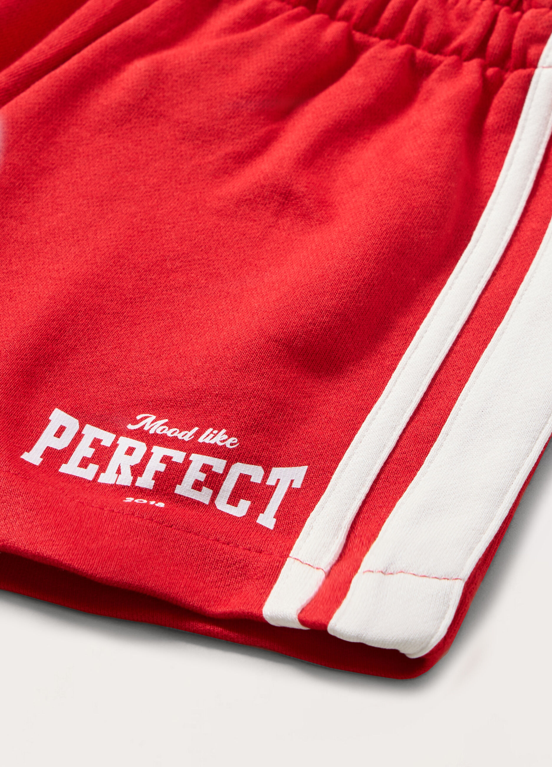 Shorts in french terry di puro cotone ragazza_1