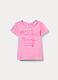 T-shirt girocollo in puro cotone bimba_0