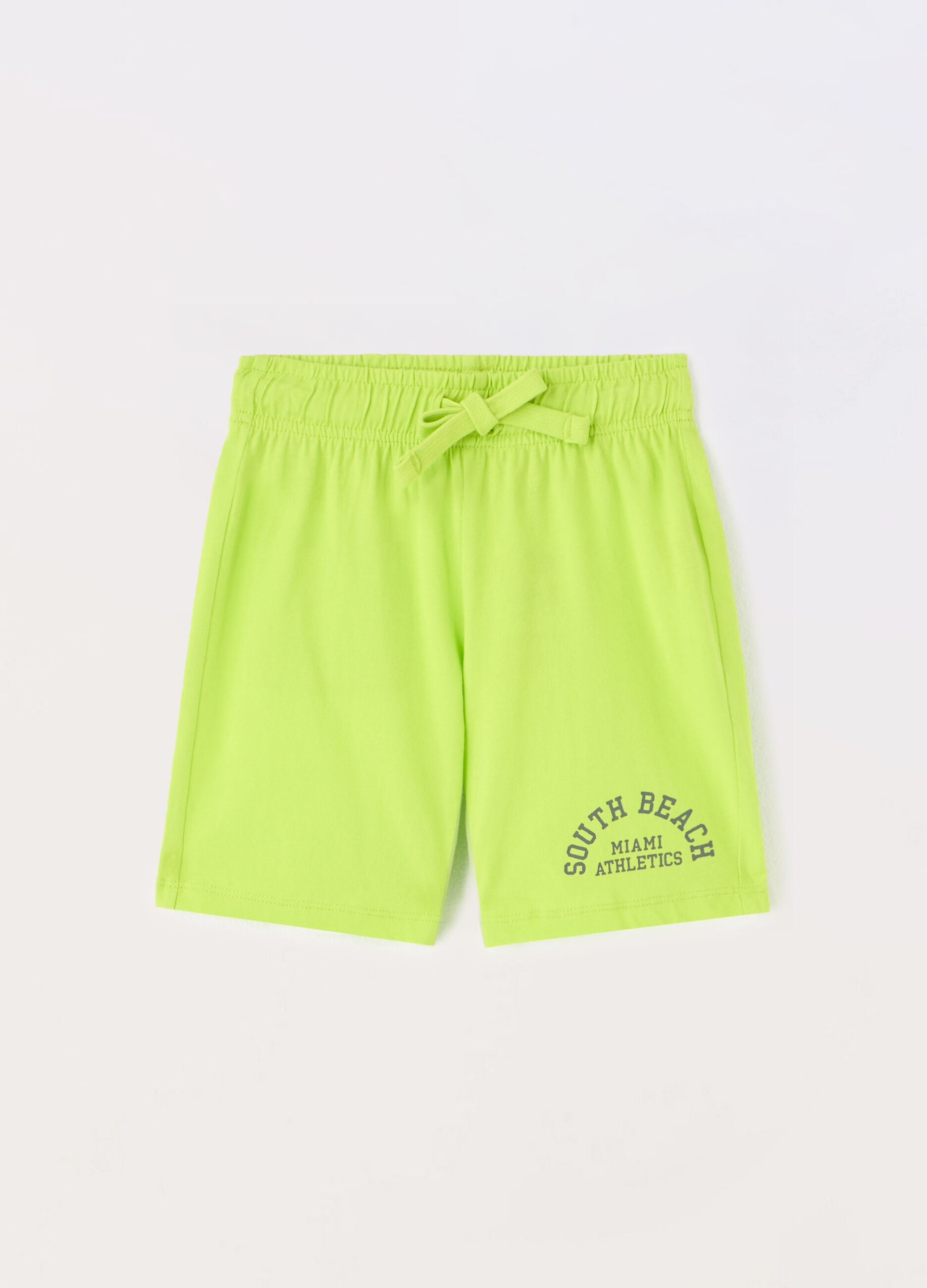 Shorts in jersey di puro cotone bambino_0