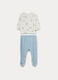 Set velour misto viscosa di bamboo neonato_0