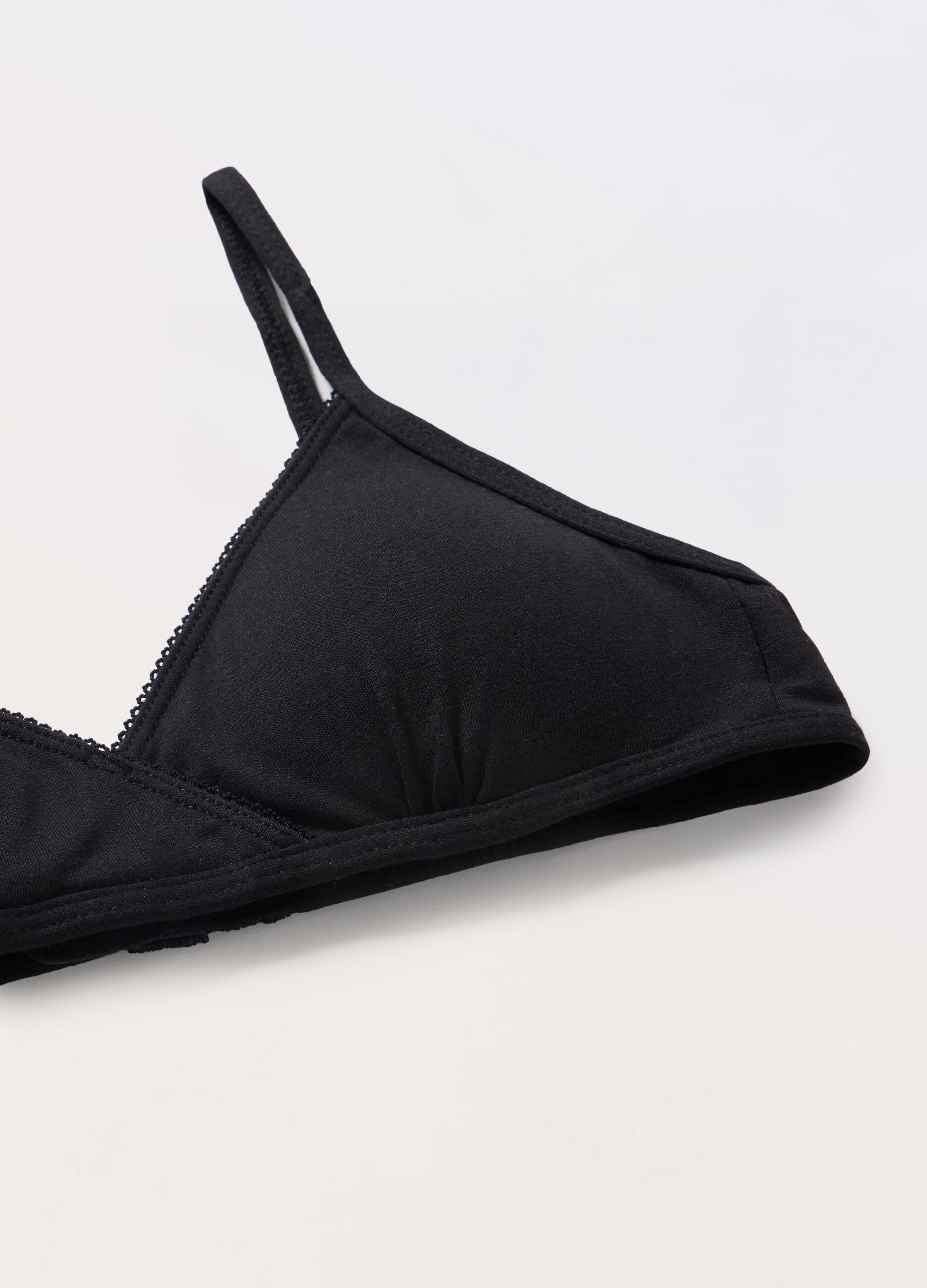 Reggiseno a triangolo in cotone stretch ragazza_1