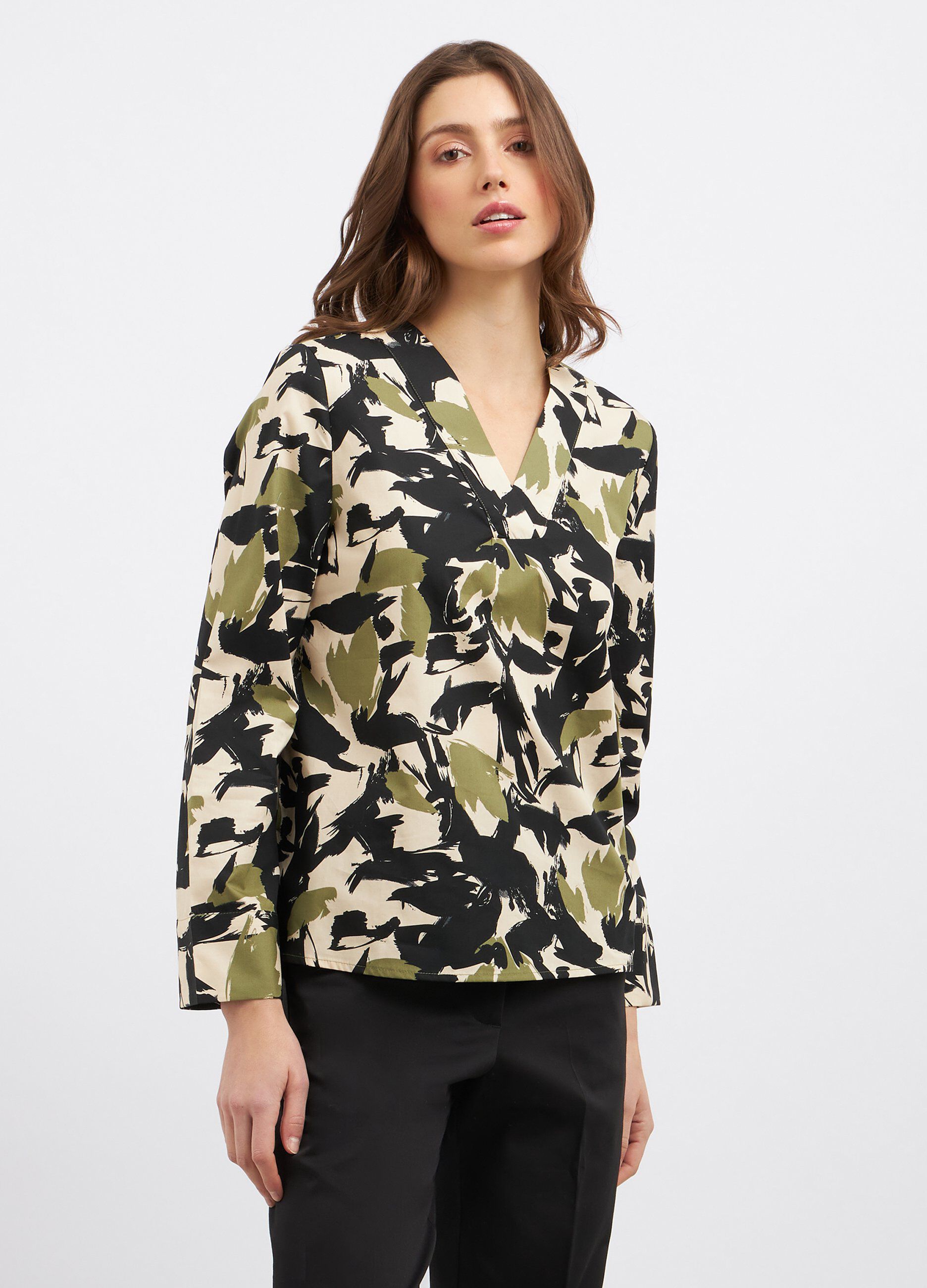 Blusa in puro cotone donna_0