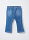 Jeggings in misto cotone garzato denim stretch bimba_1