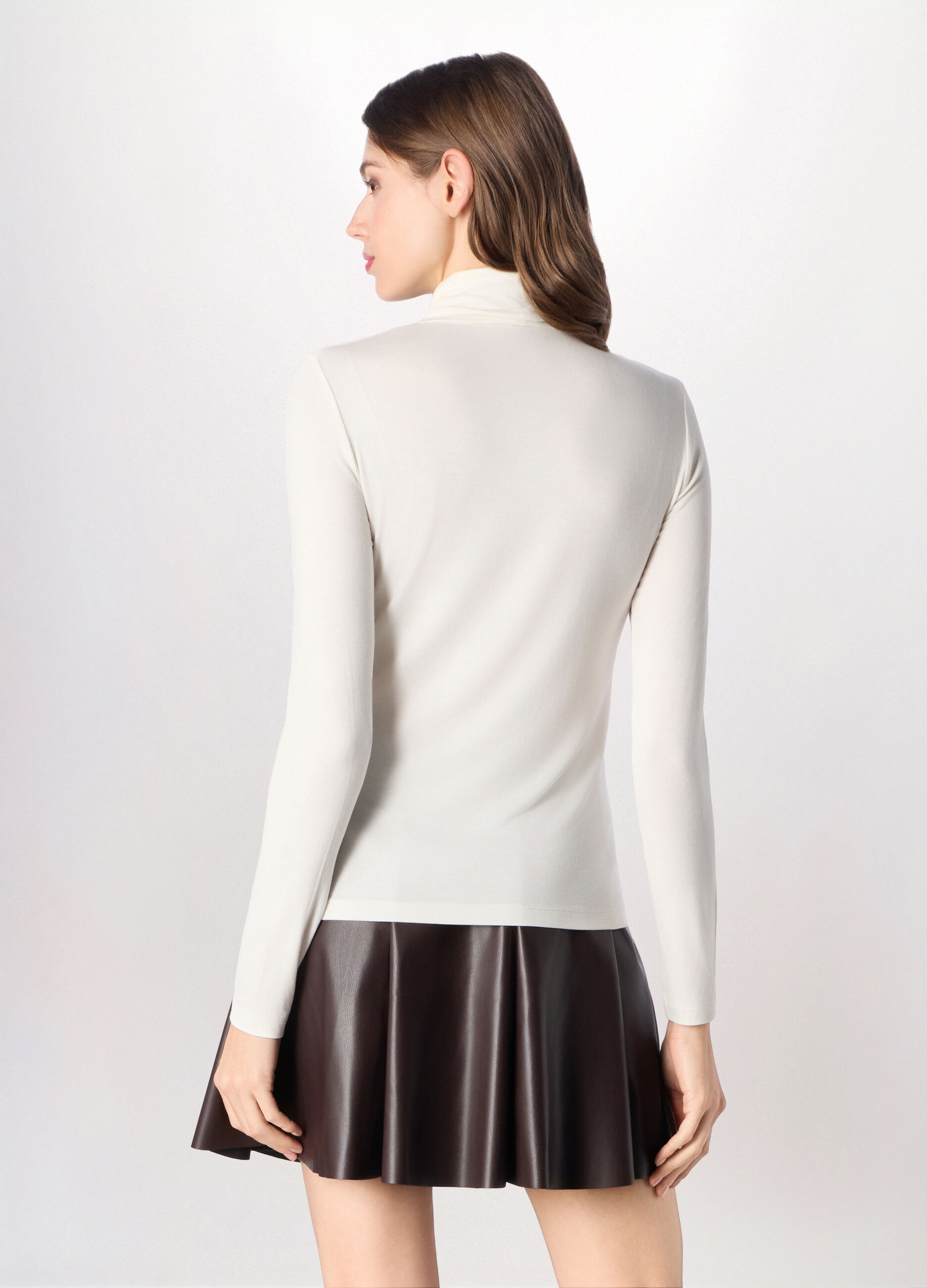 Lupetto in viscosa stretch donna_1