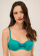 Reggiseno a balconcino imbottito in microfibra donna_2