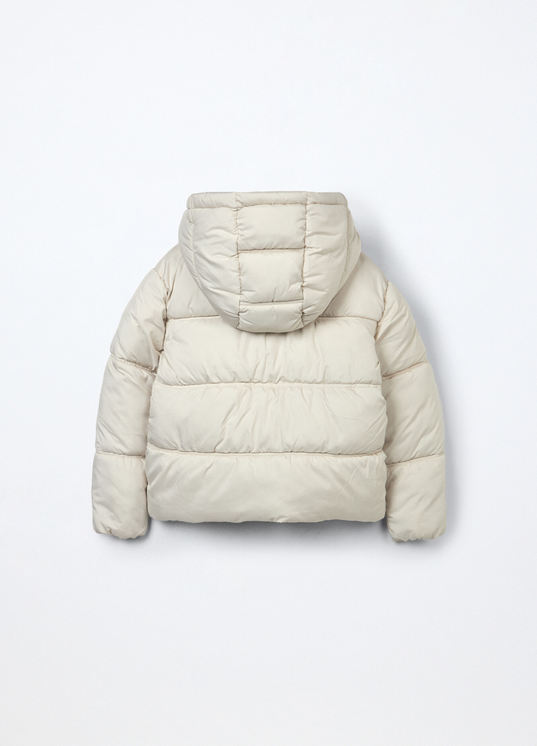 Giubbino imbottito con cappuccio ragazza_1