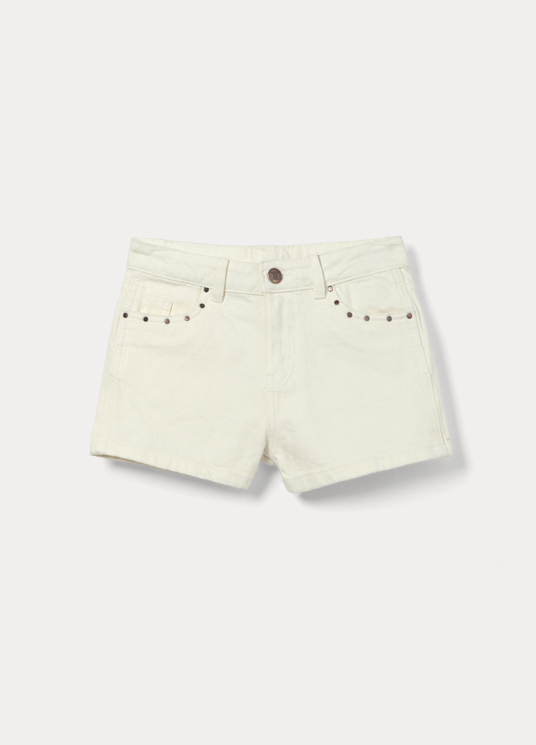 Shorts fit regular in denim stretch ragazza_0