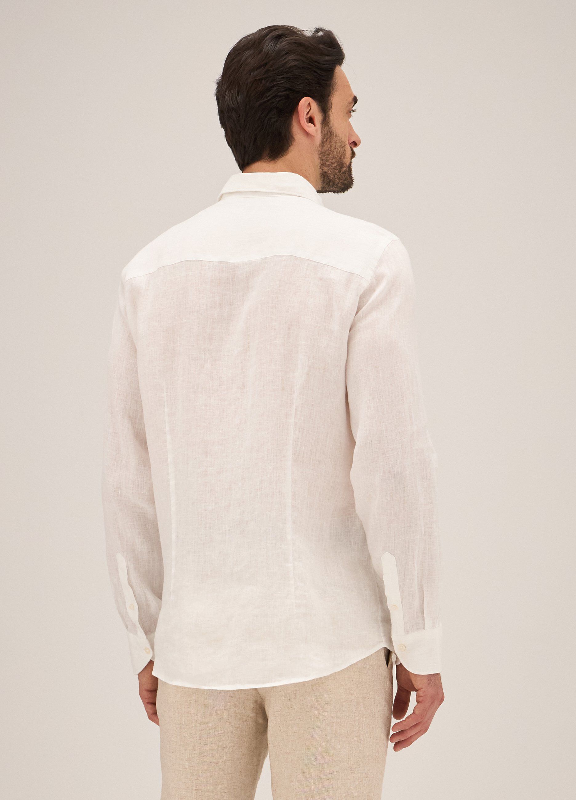 Camicia in puro lino Rumford uomo