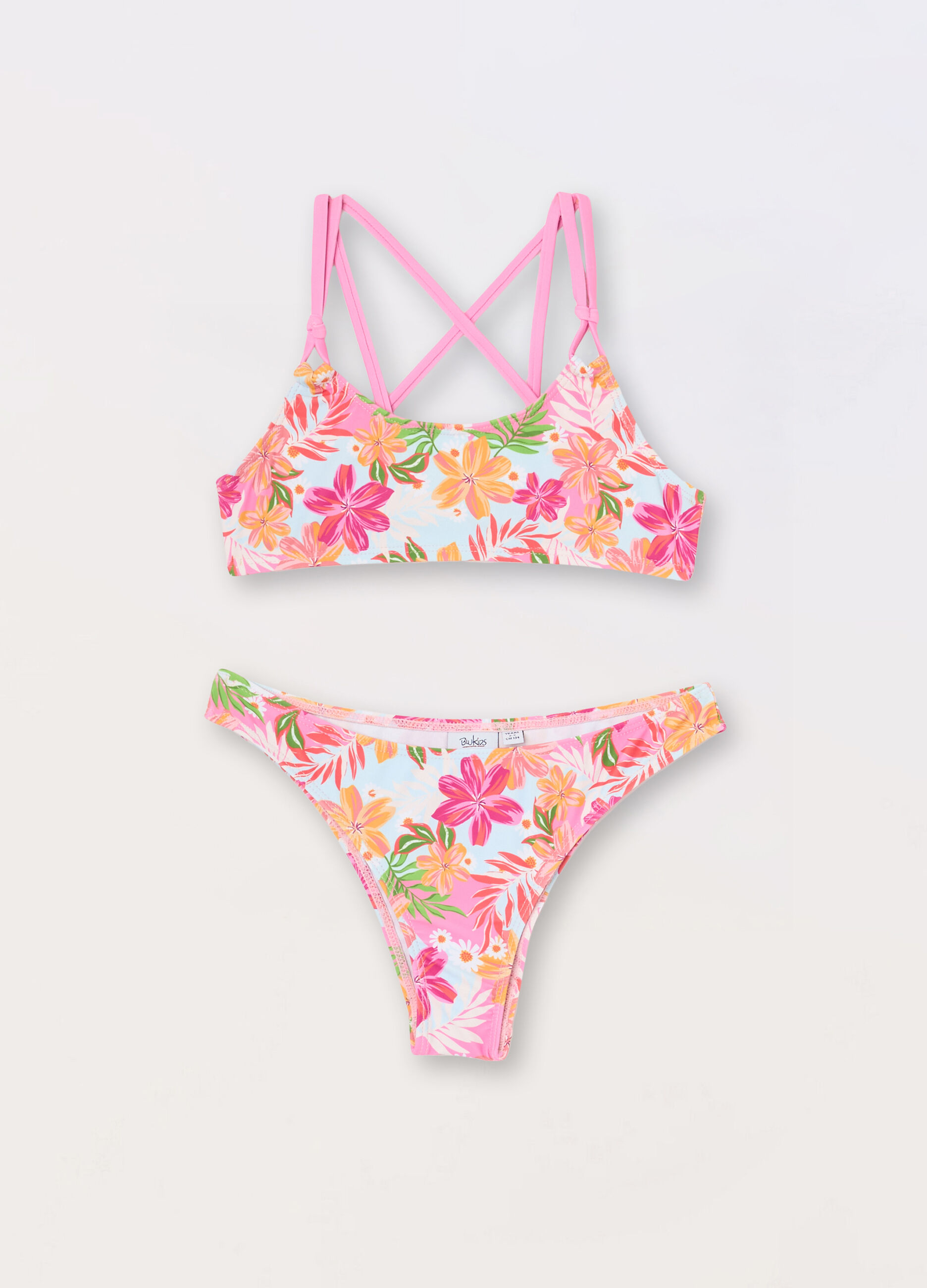 Bikini floreale ragazza_0