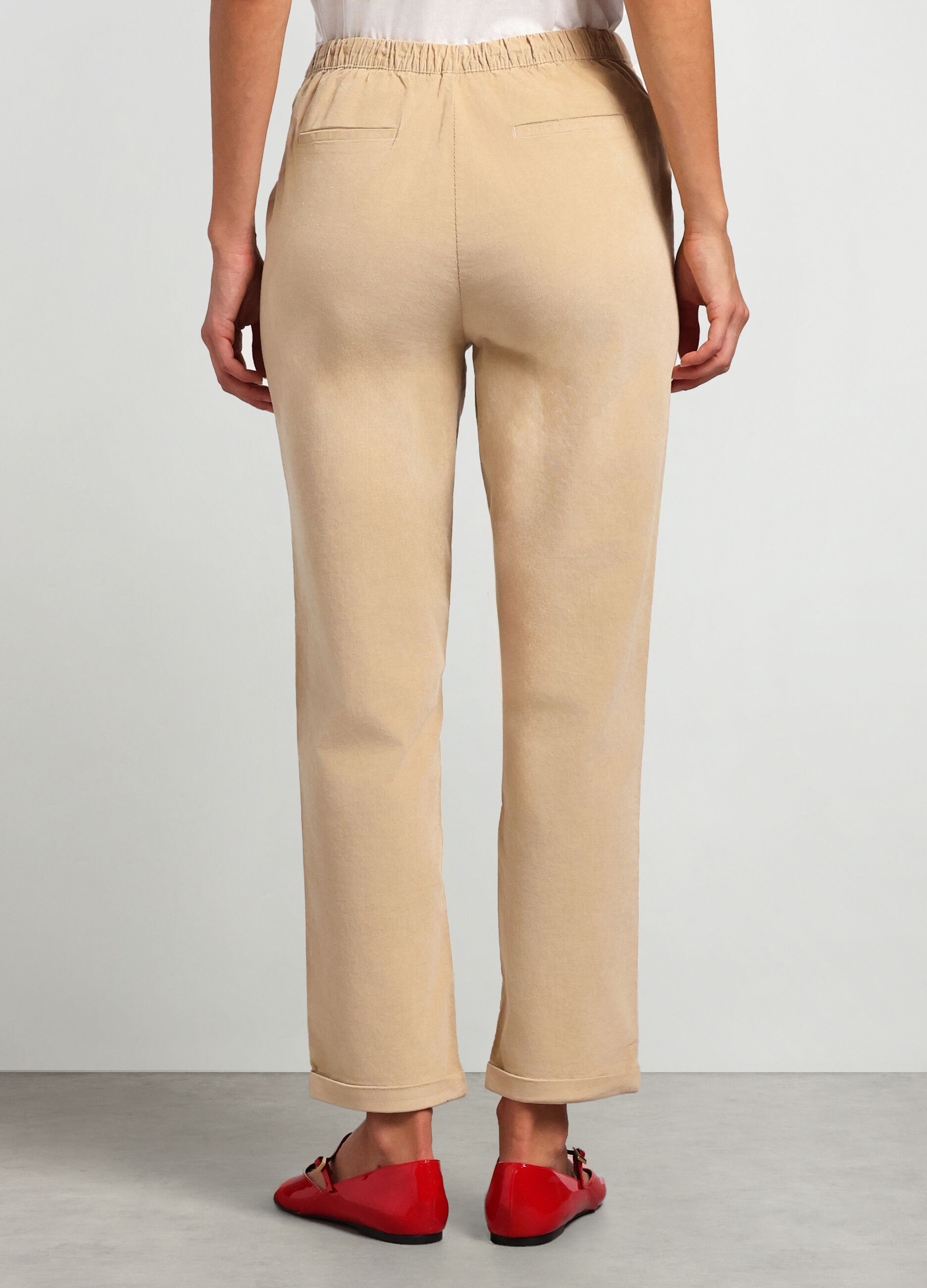 Jogger in cotone stretch donna_1