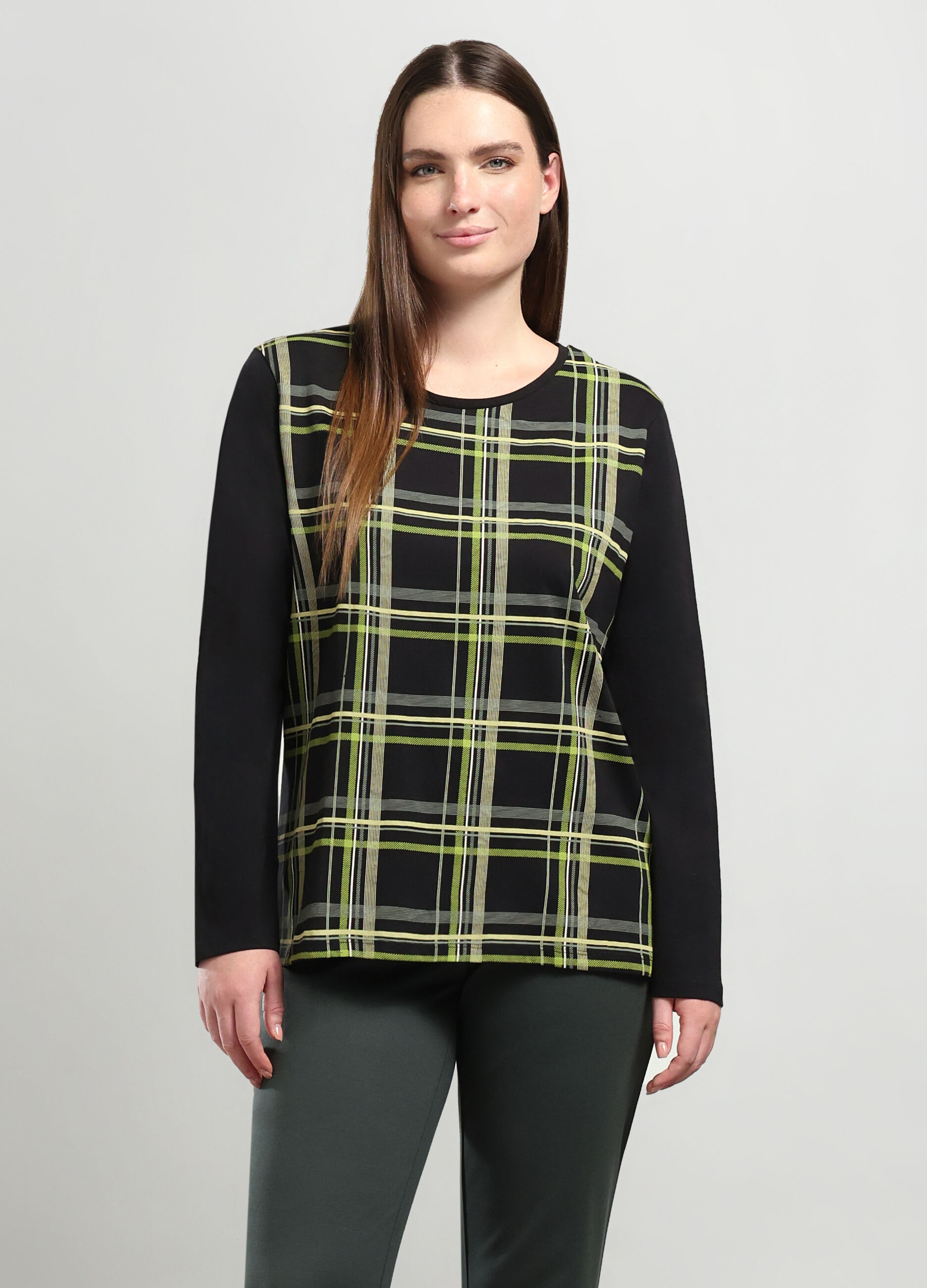 T-shirt in puro cotone donna curvy_0