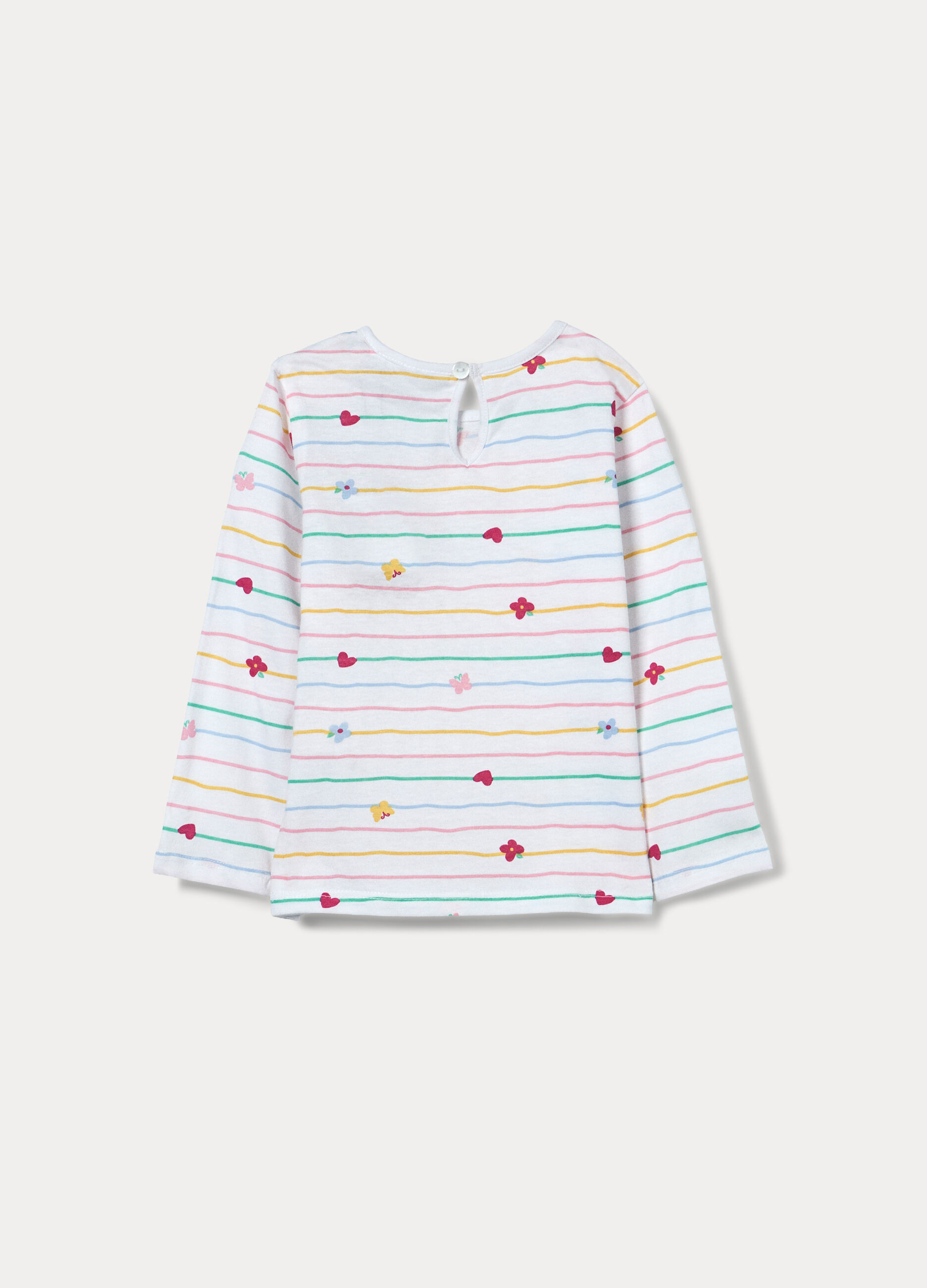 T-shirt in jersey di puro cotone bimba_1