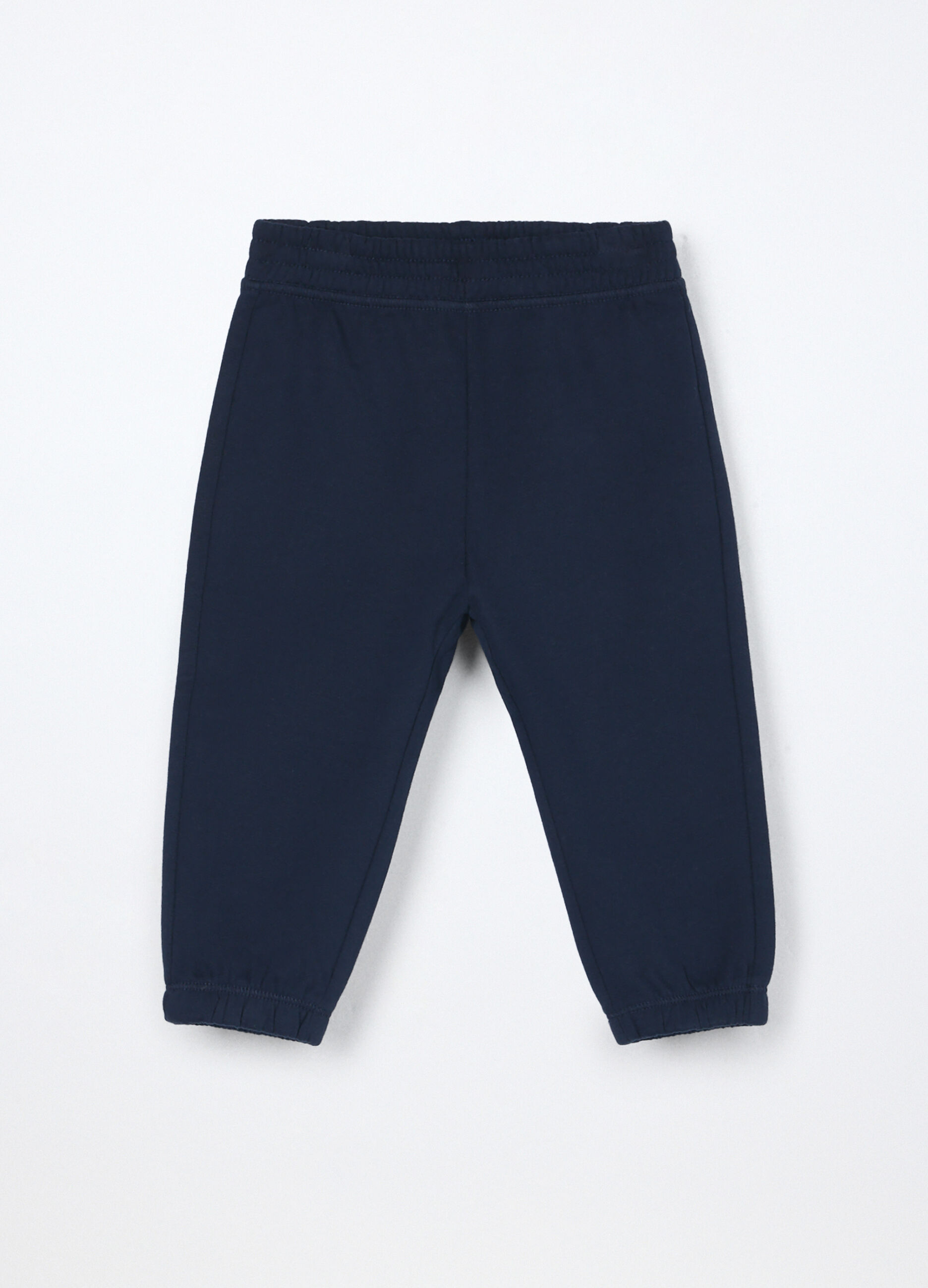 Joggers in puro cotone fleece neonata_0