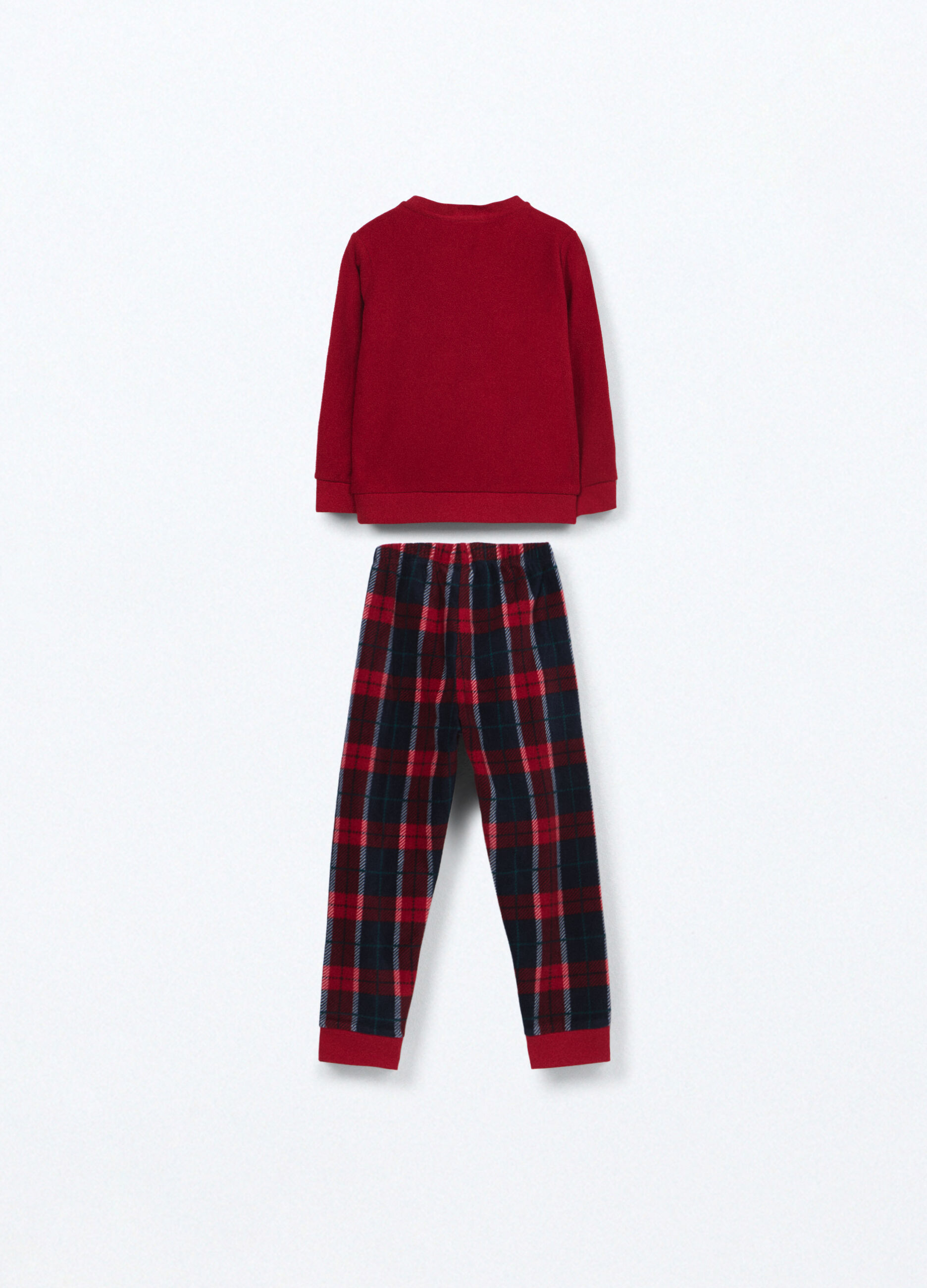 Set pigiama lungo in pile bambina_1