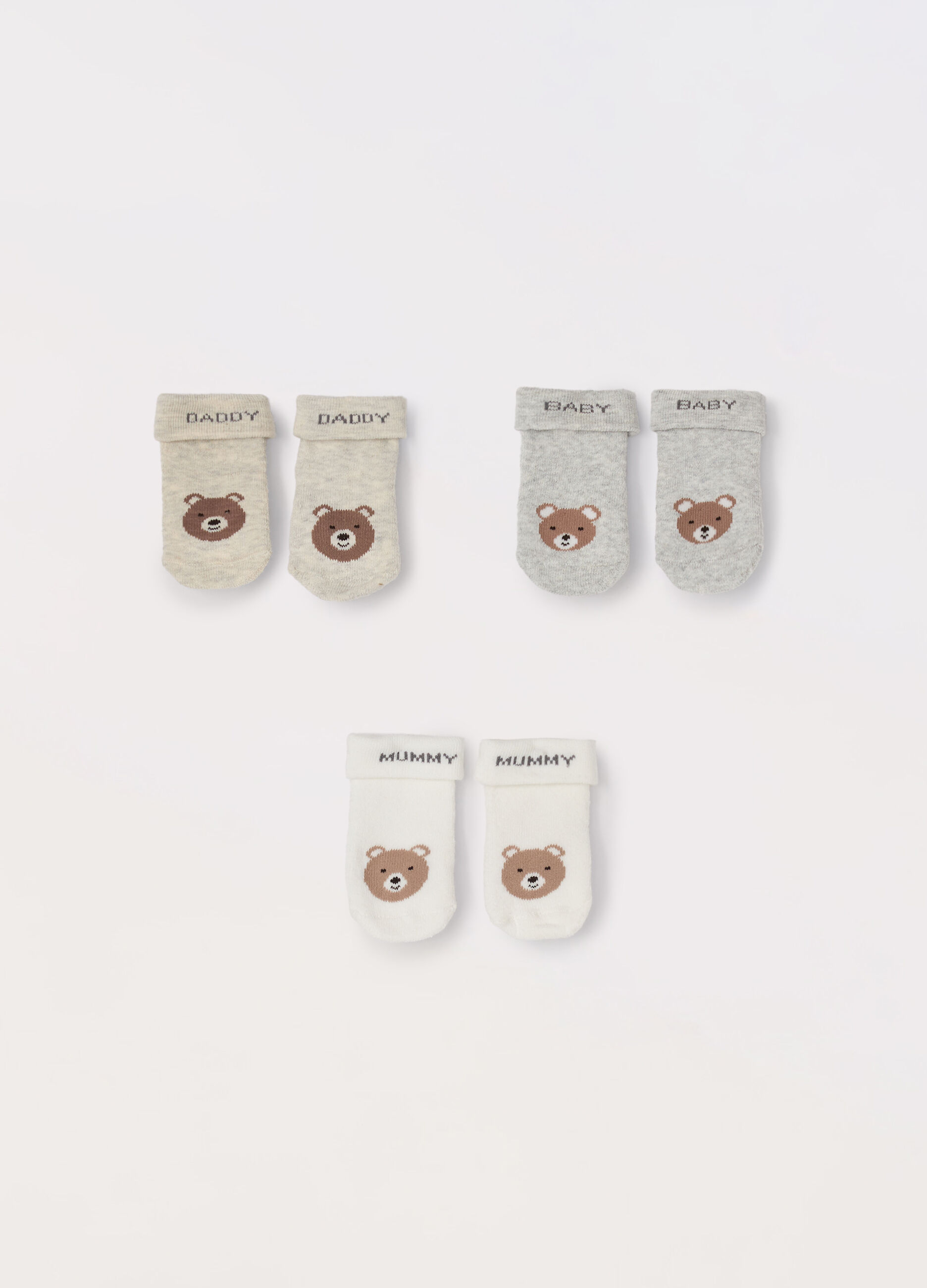 Pack 3 calze antiscivolo in spugna neonato_0