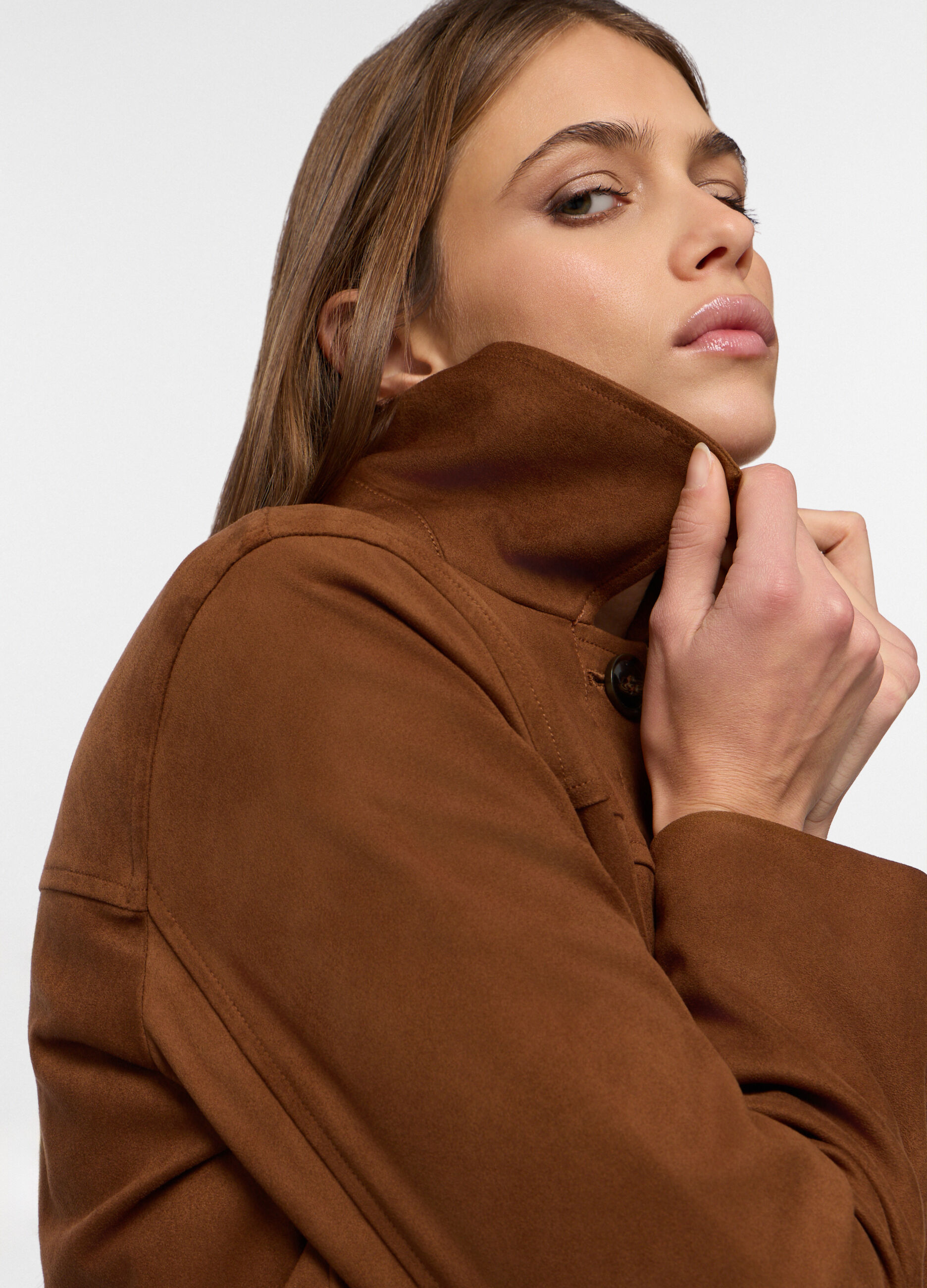 Giacca scamosciata donna_2