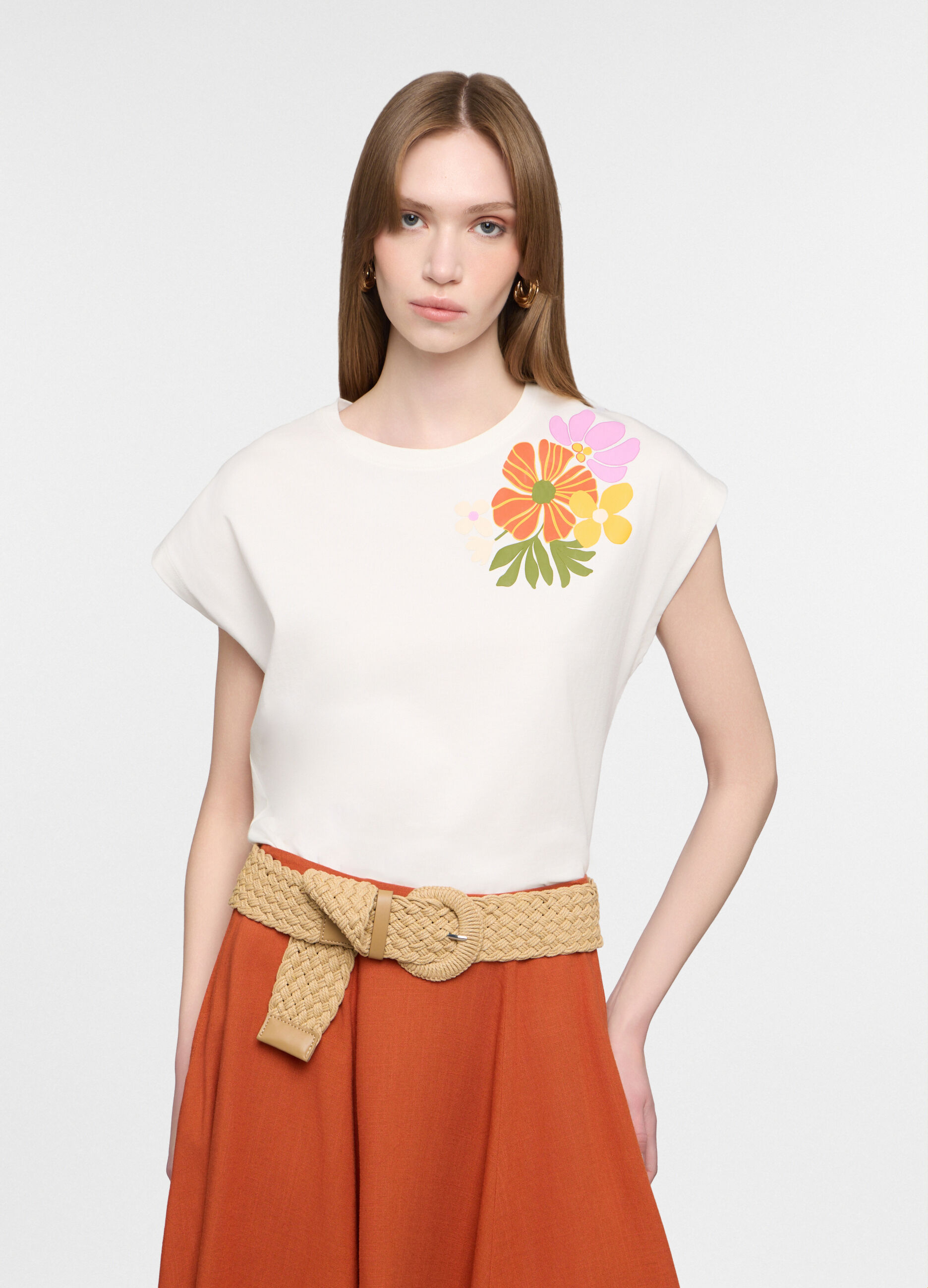T-shirt girocollo donna_0