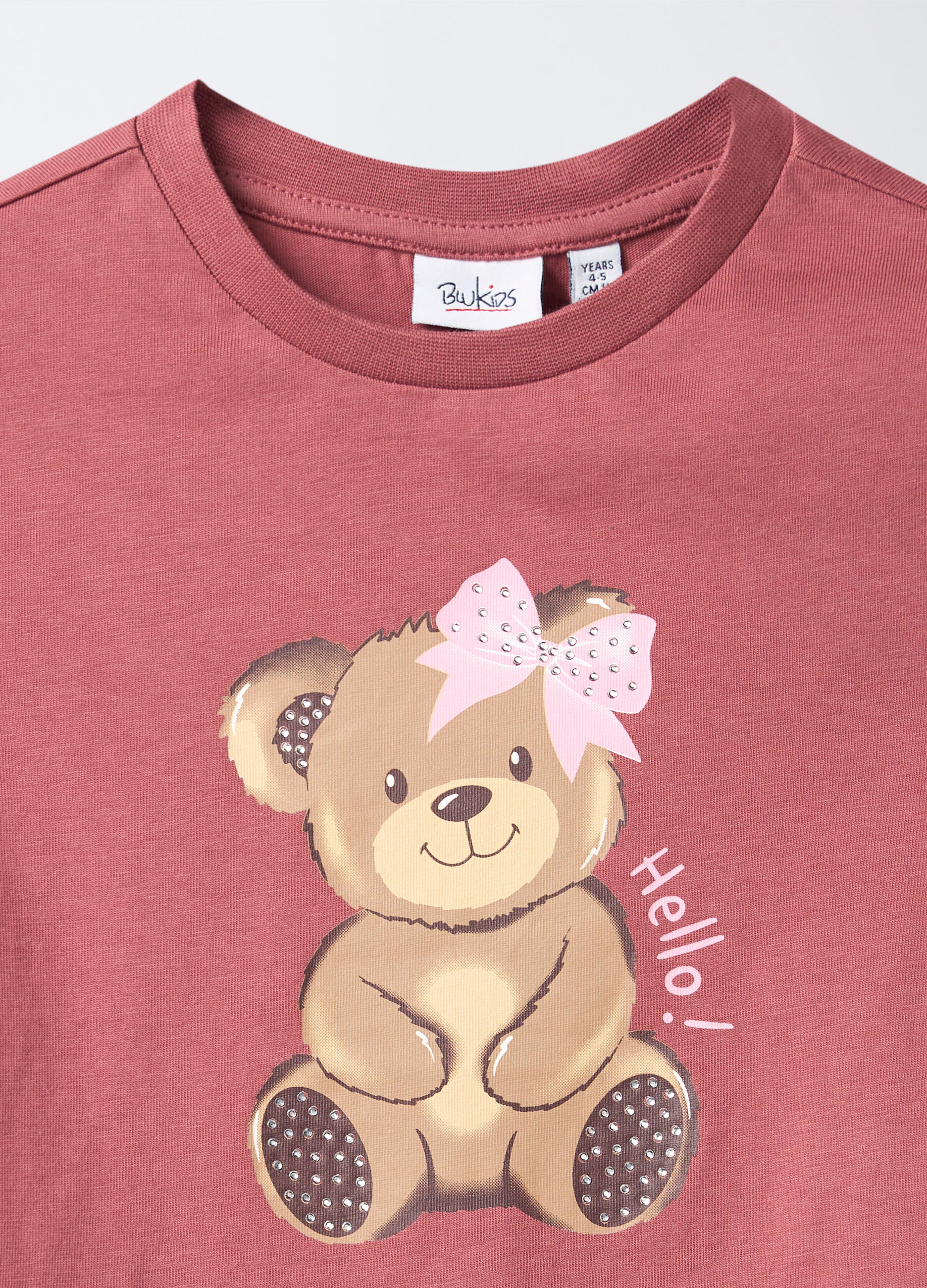 T-shirt in jersey di puro cotone bambina_2