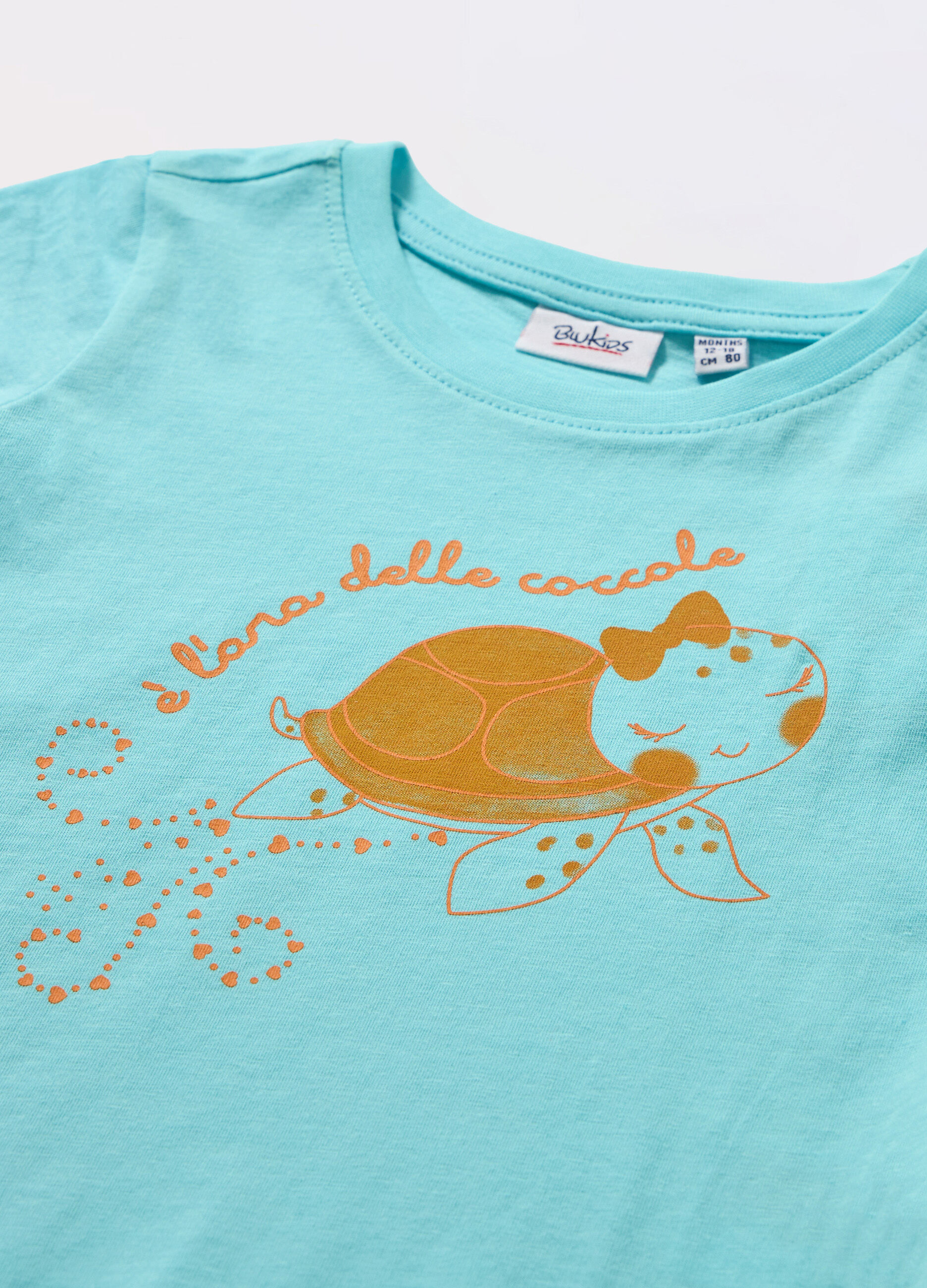 T-shirt in jersey di puro cotone neonata_1