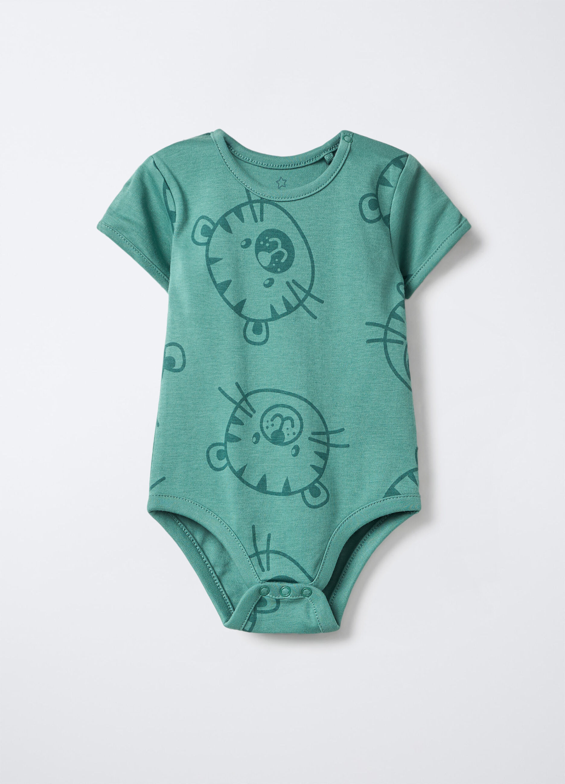 Body in interlock di puro cotone neonato_0