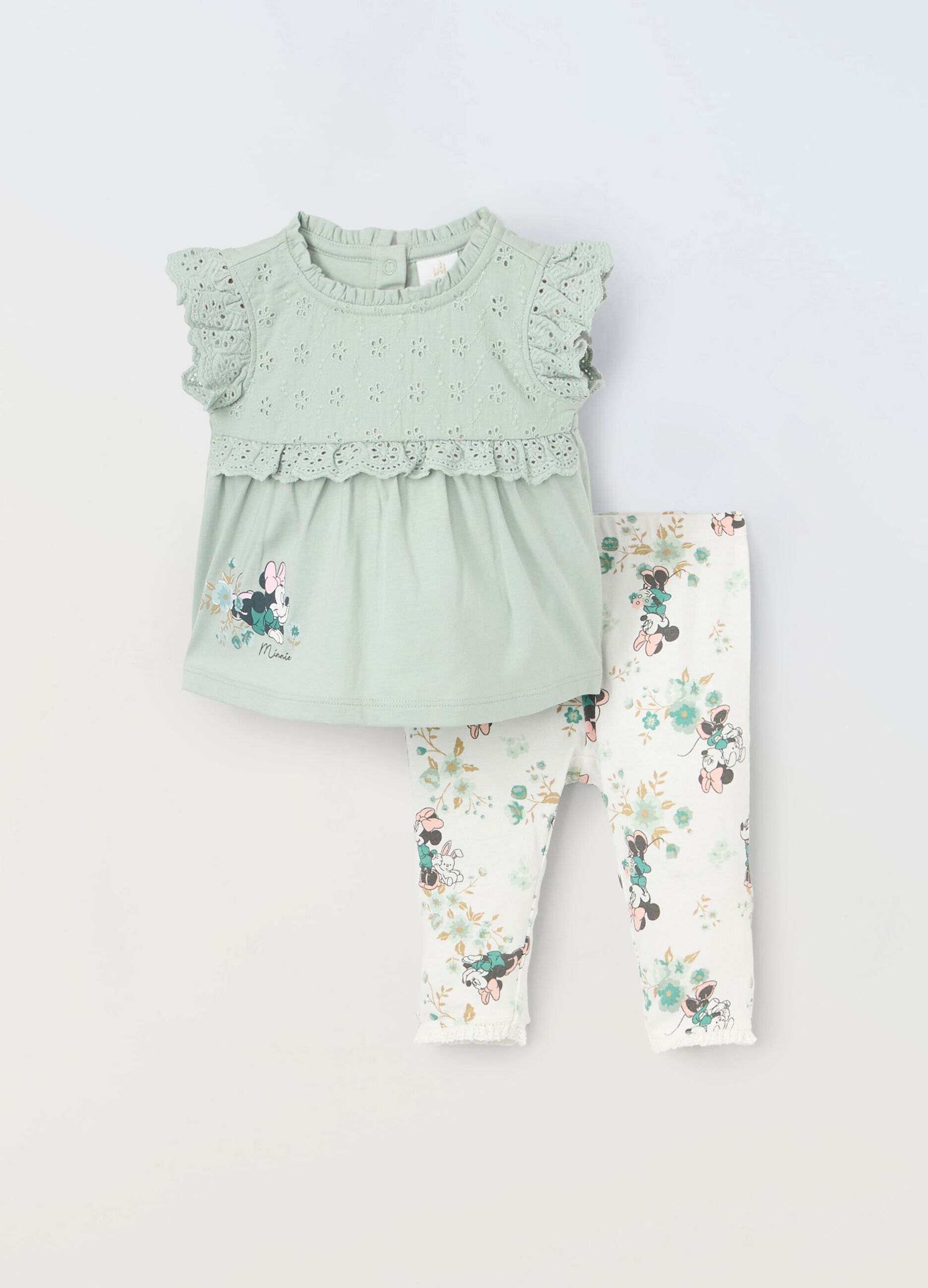Jogging set in puro cotone organico neonata_0