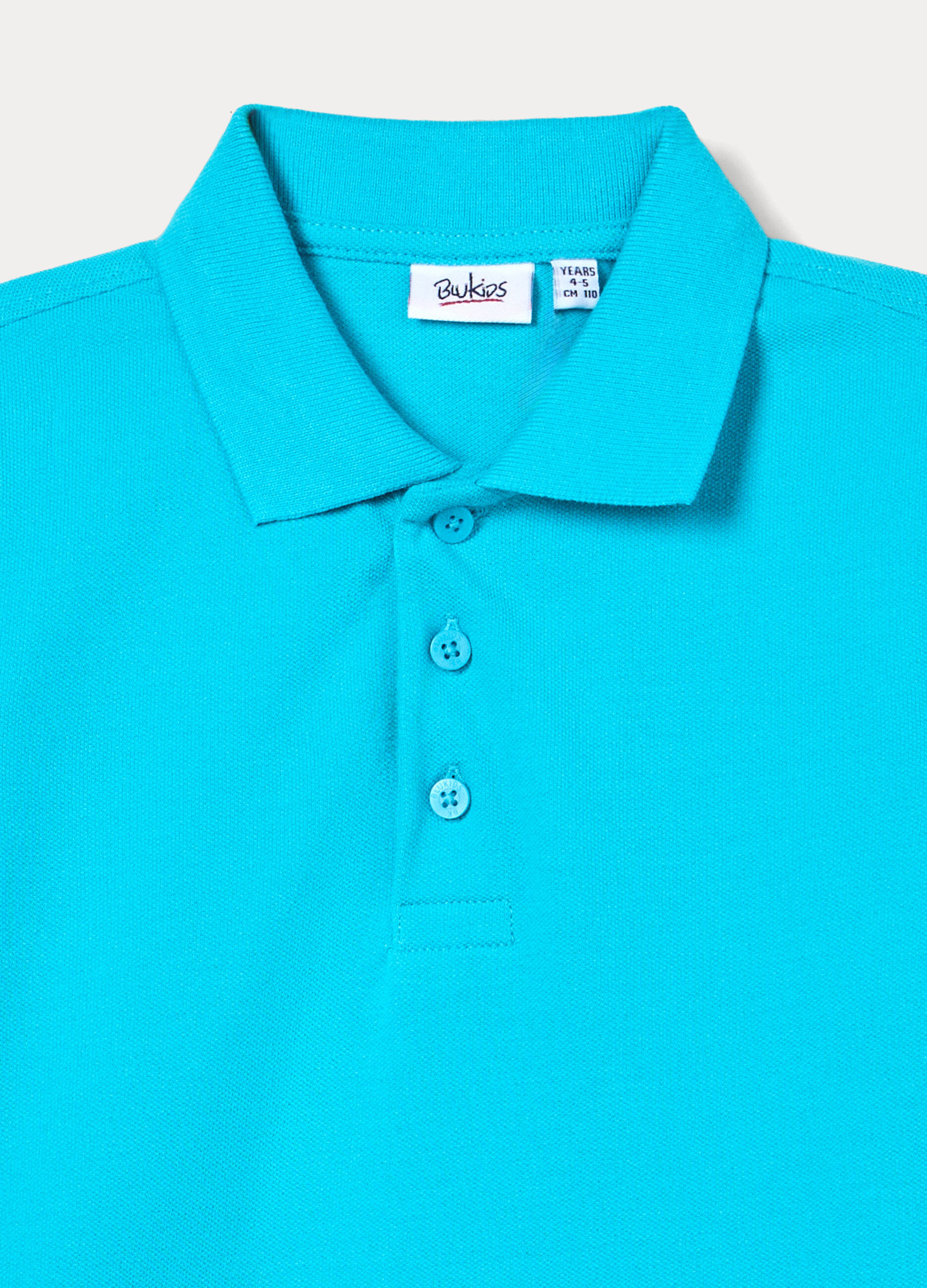 Polo in puro cotone piquet bambino_2