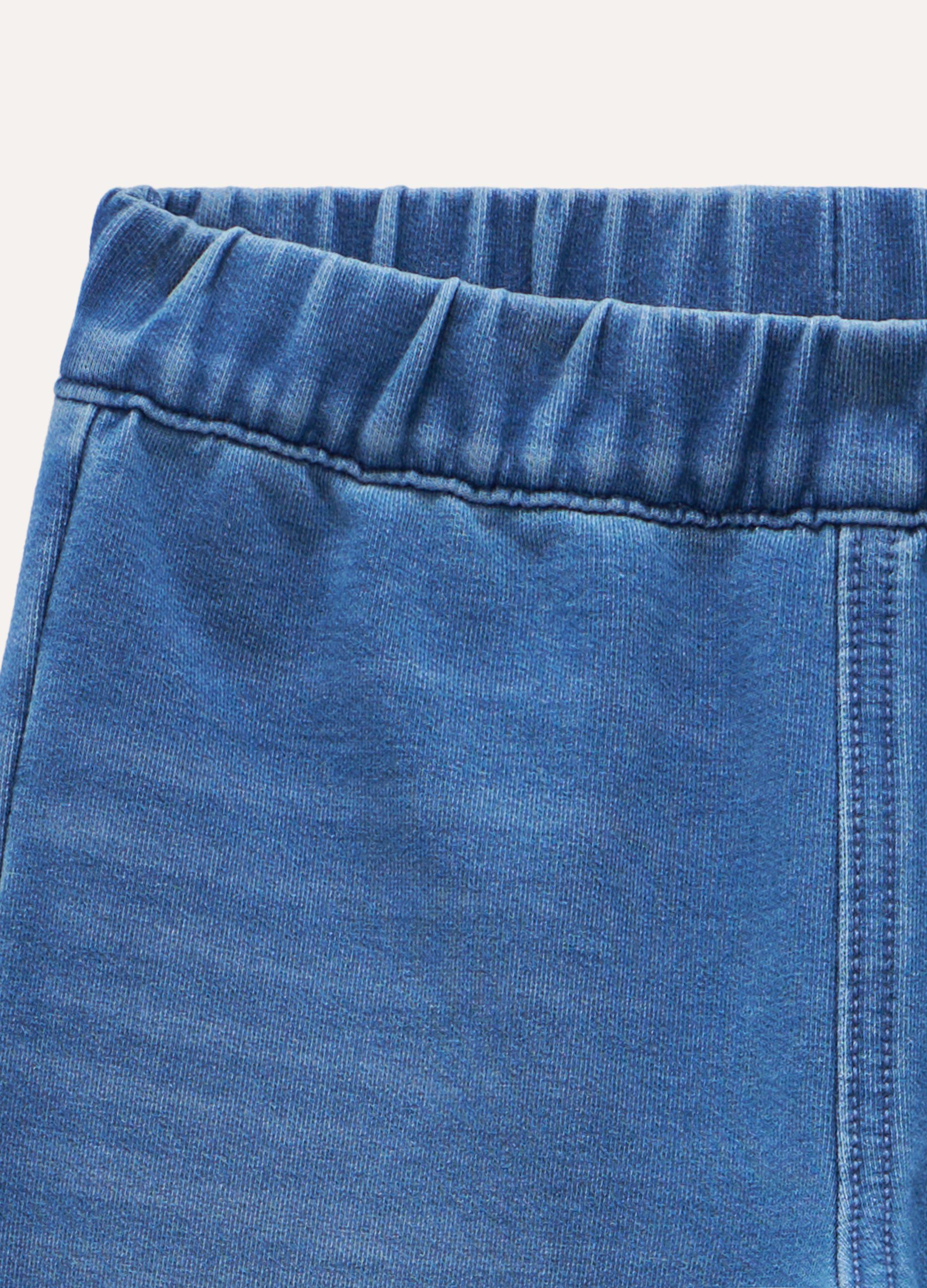 Leggings in denim di misto cotone bambina_1