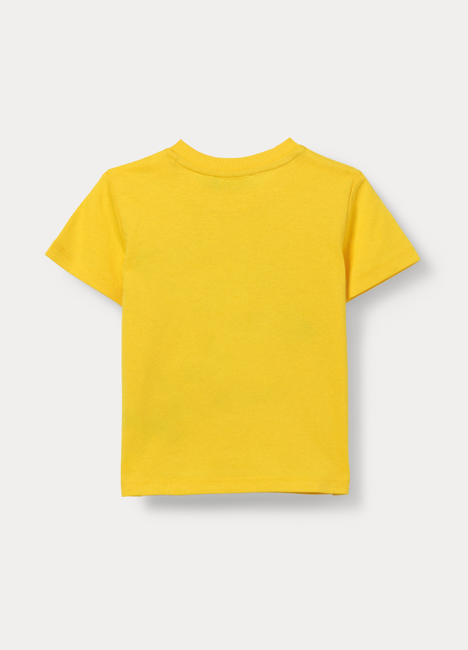 T-shirt girocollo in jersey di puro cotone bimbo_1