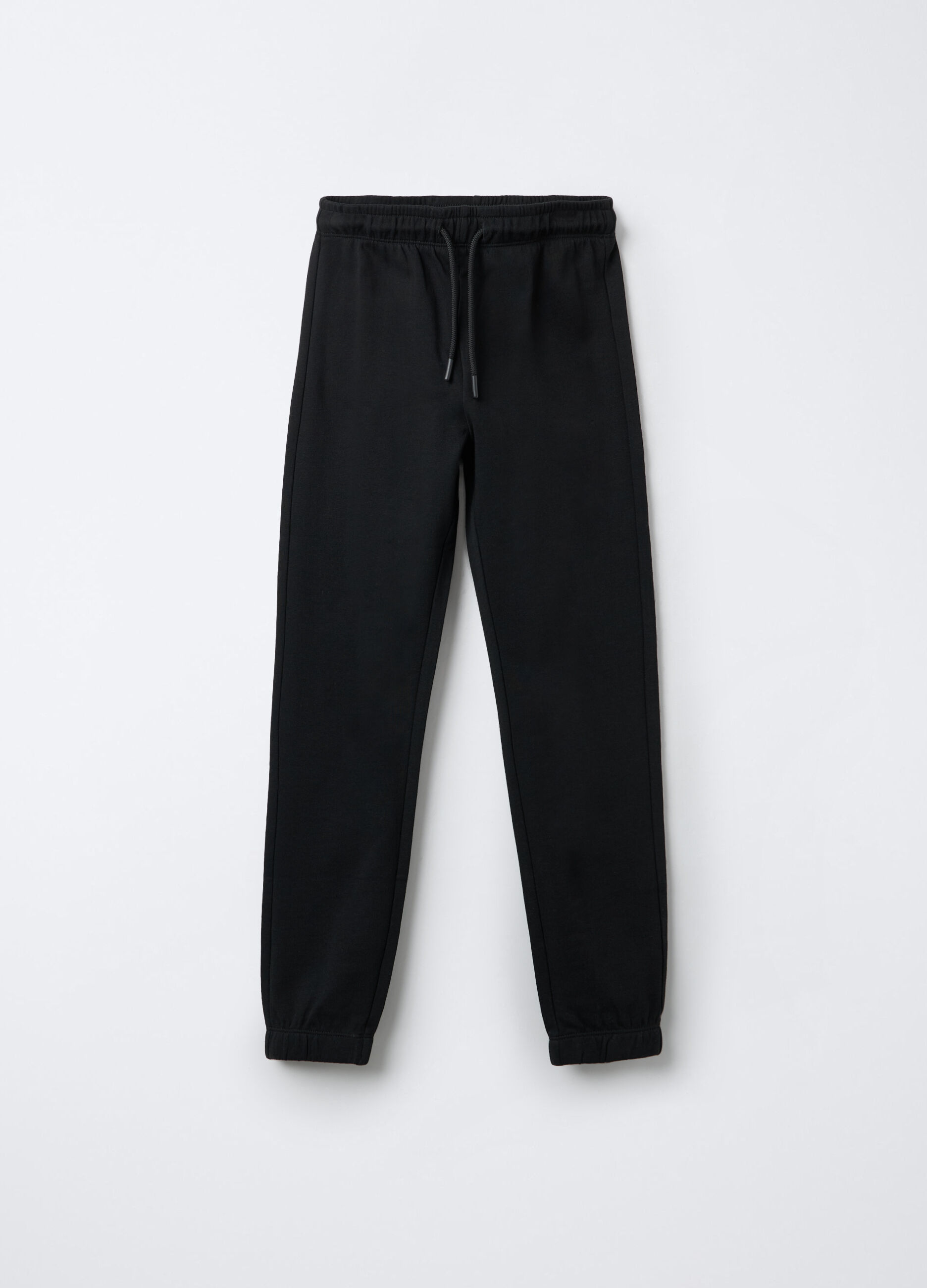 Jogger in puro cotone garzato Fit Regular ragazzo_0