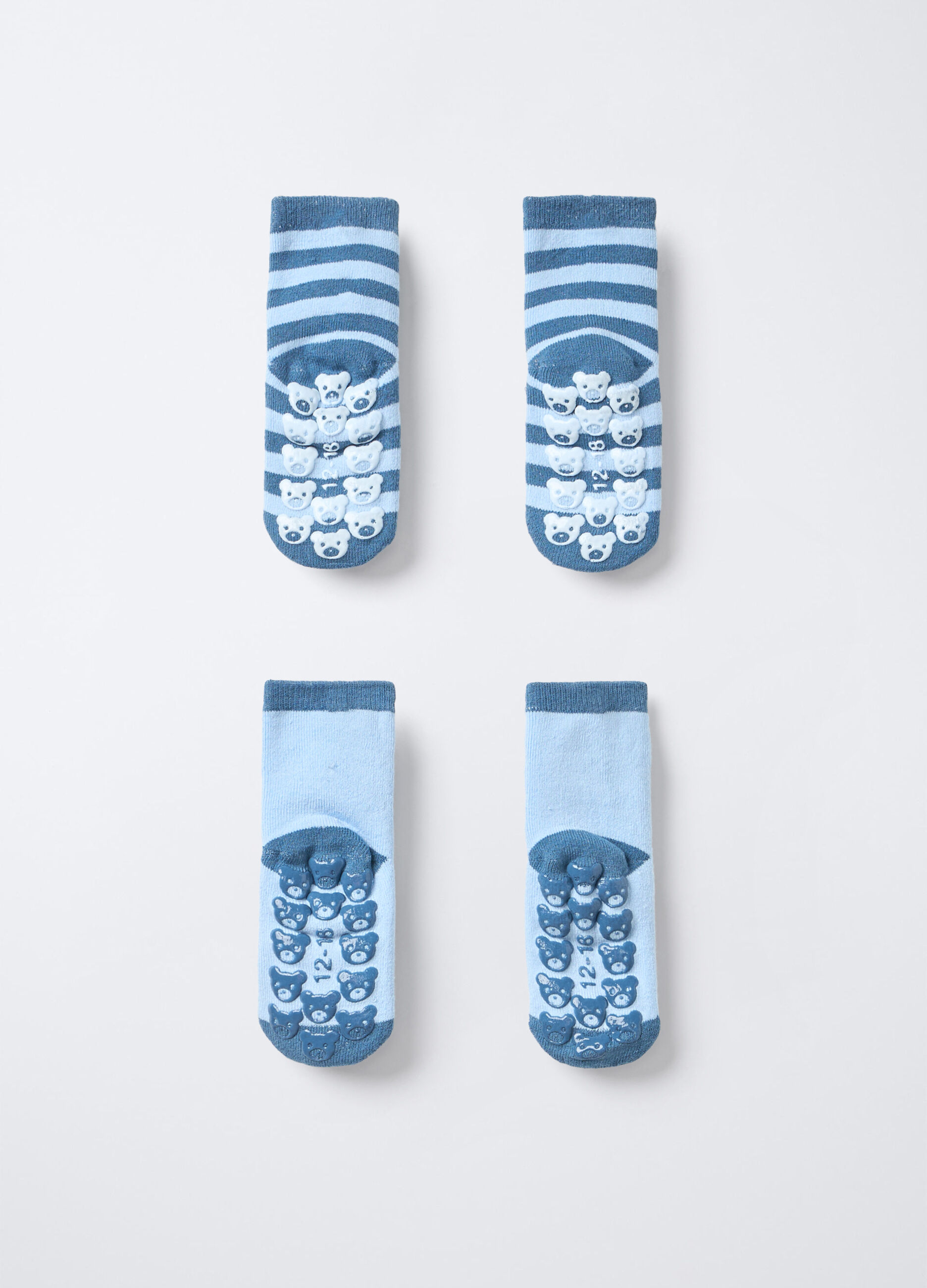 Pack 2 calze corte in spugna misto cotone _1