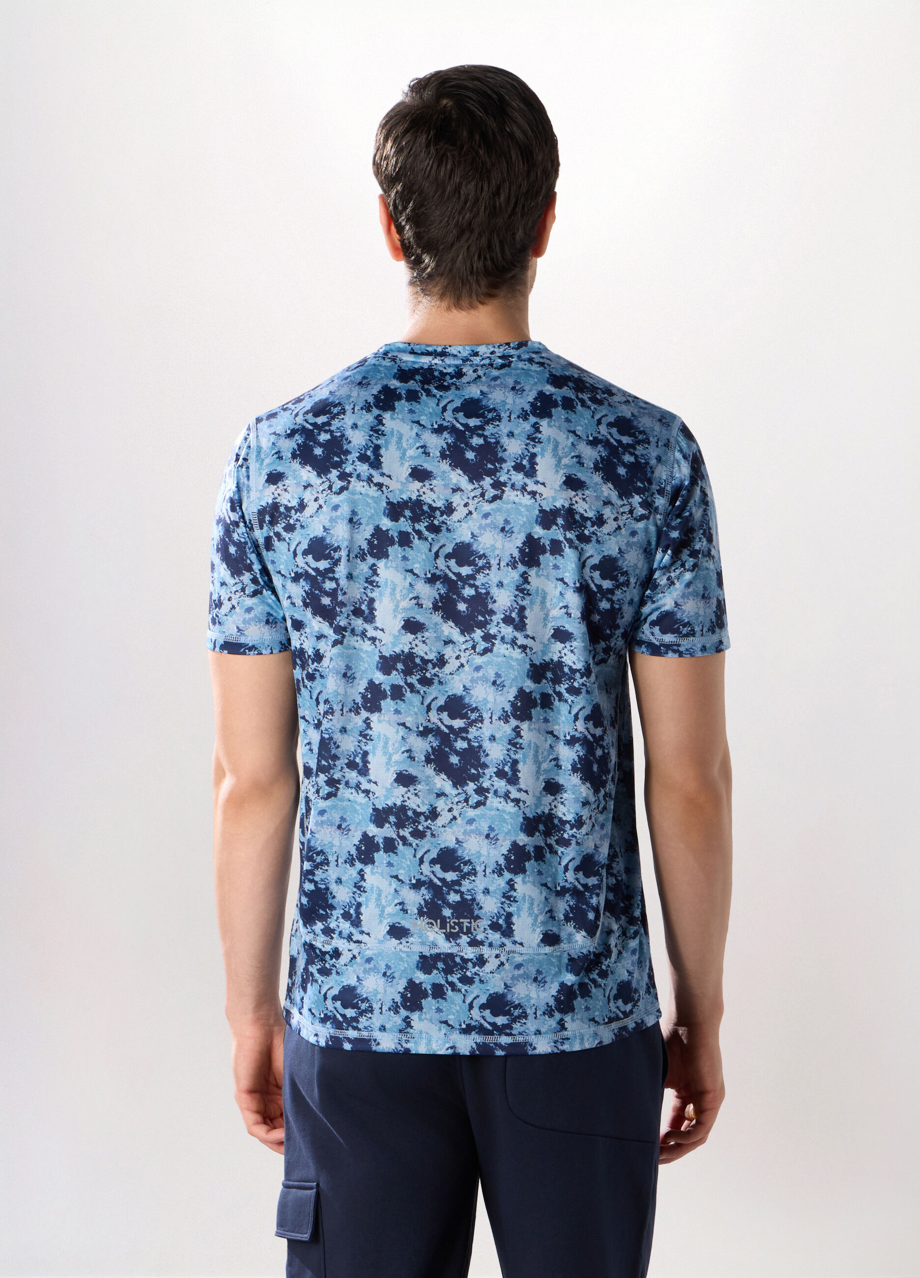 T-shirt sportiva con stampa uomo_1