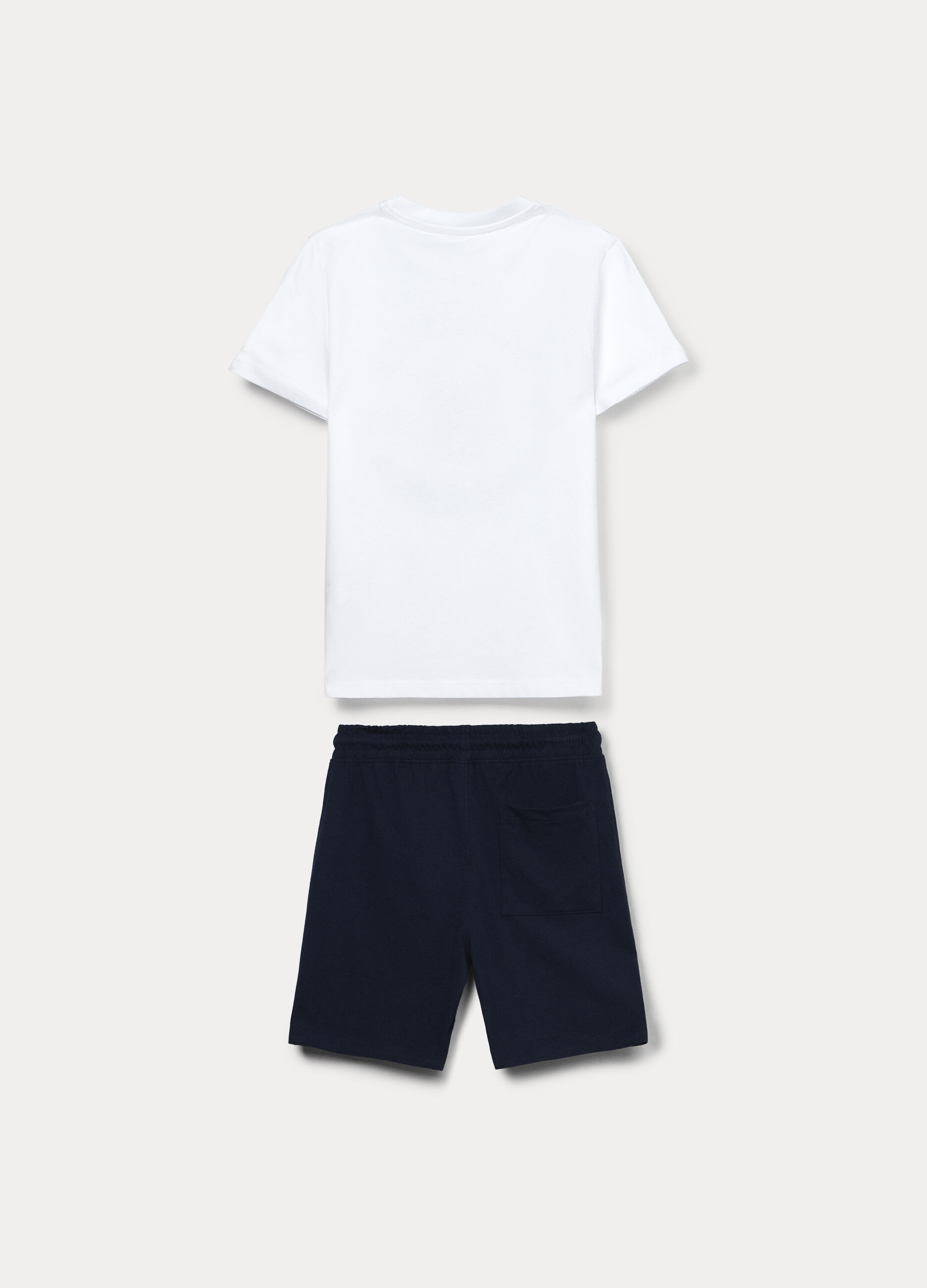 Jogging set in jersey di puro cotone ragazzo_1