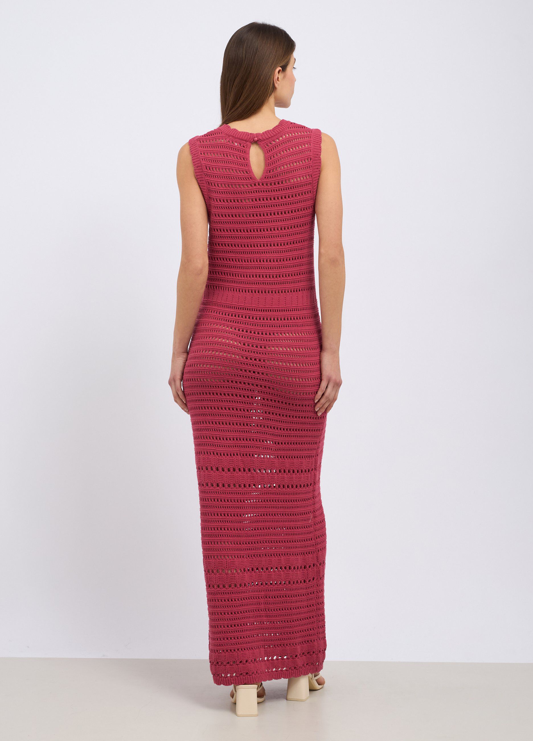 Abito lungo in maglia donna_1