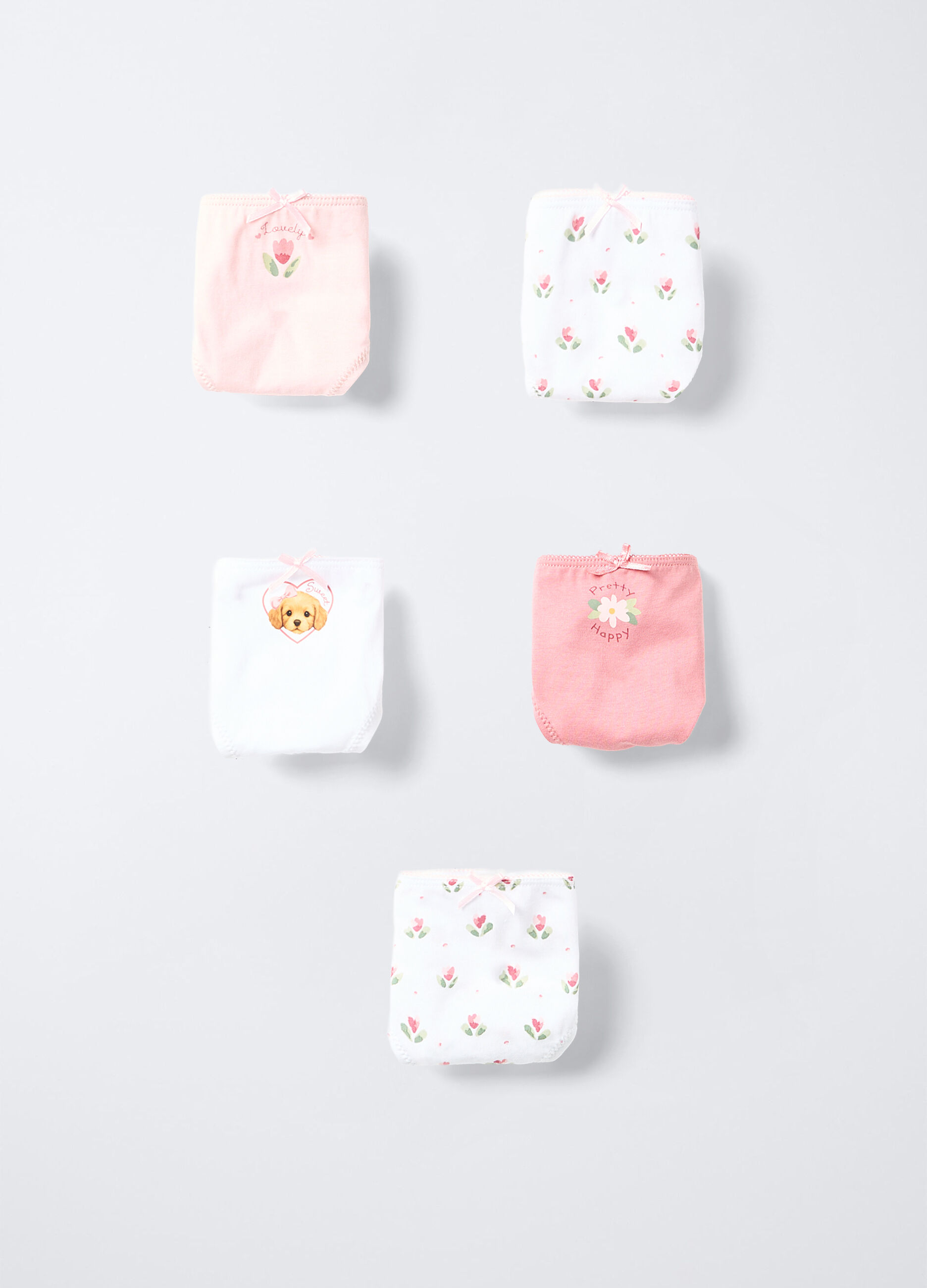 Pack 5 slip in jersey di puro cotone _0