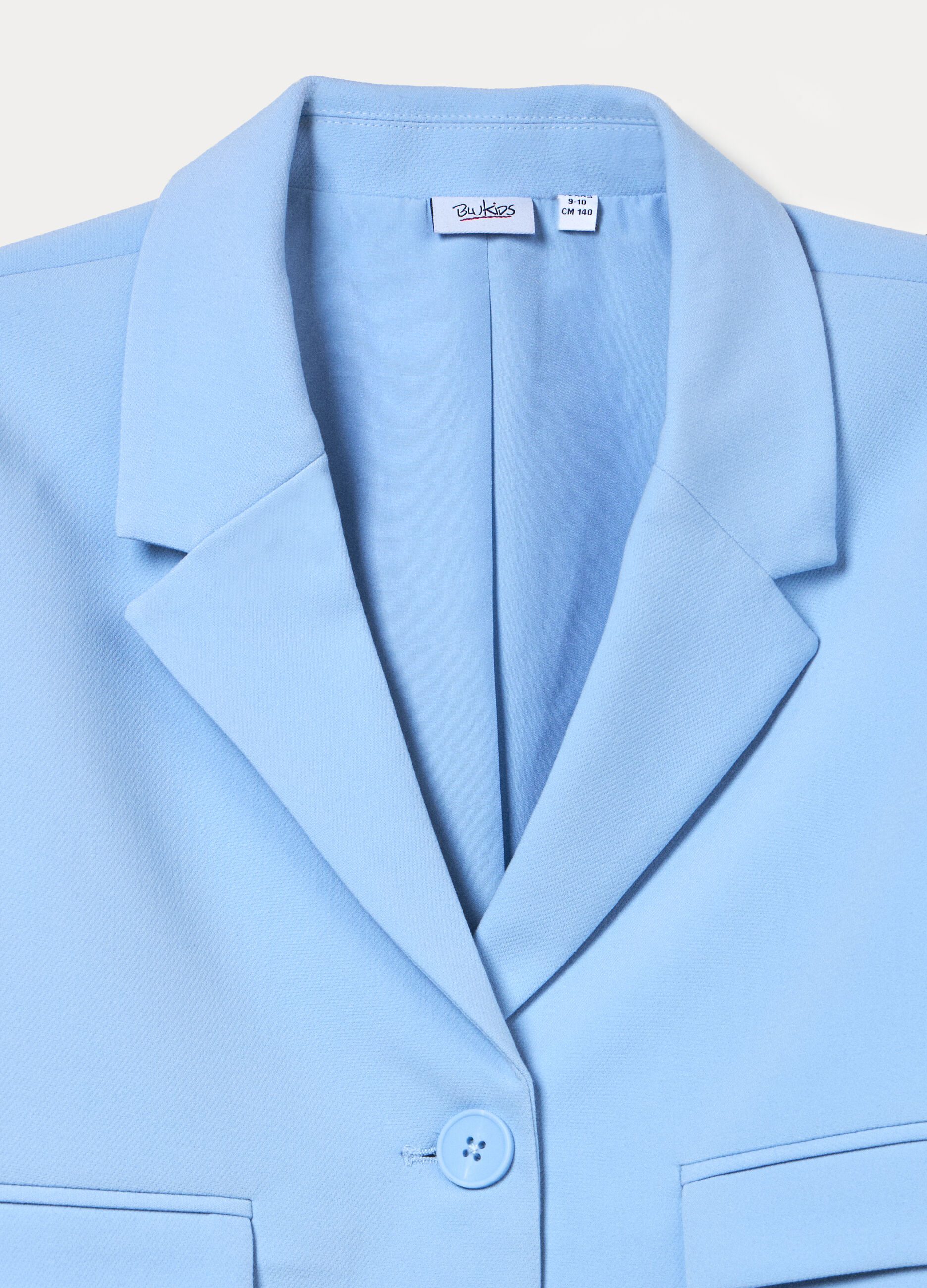 Blazer cropped in poli viscosa ragazza_2