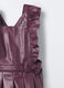 Vestito salopette con rouches bimba_2