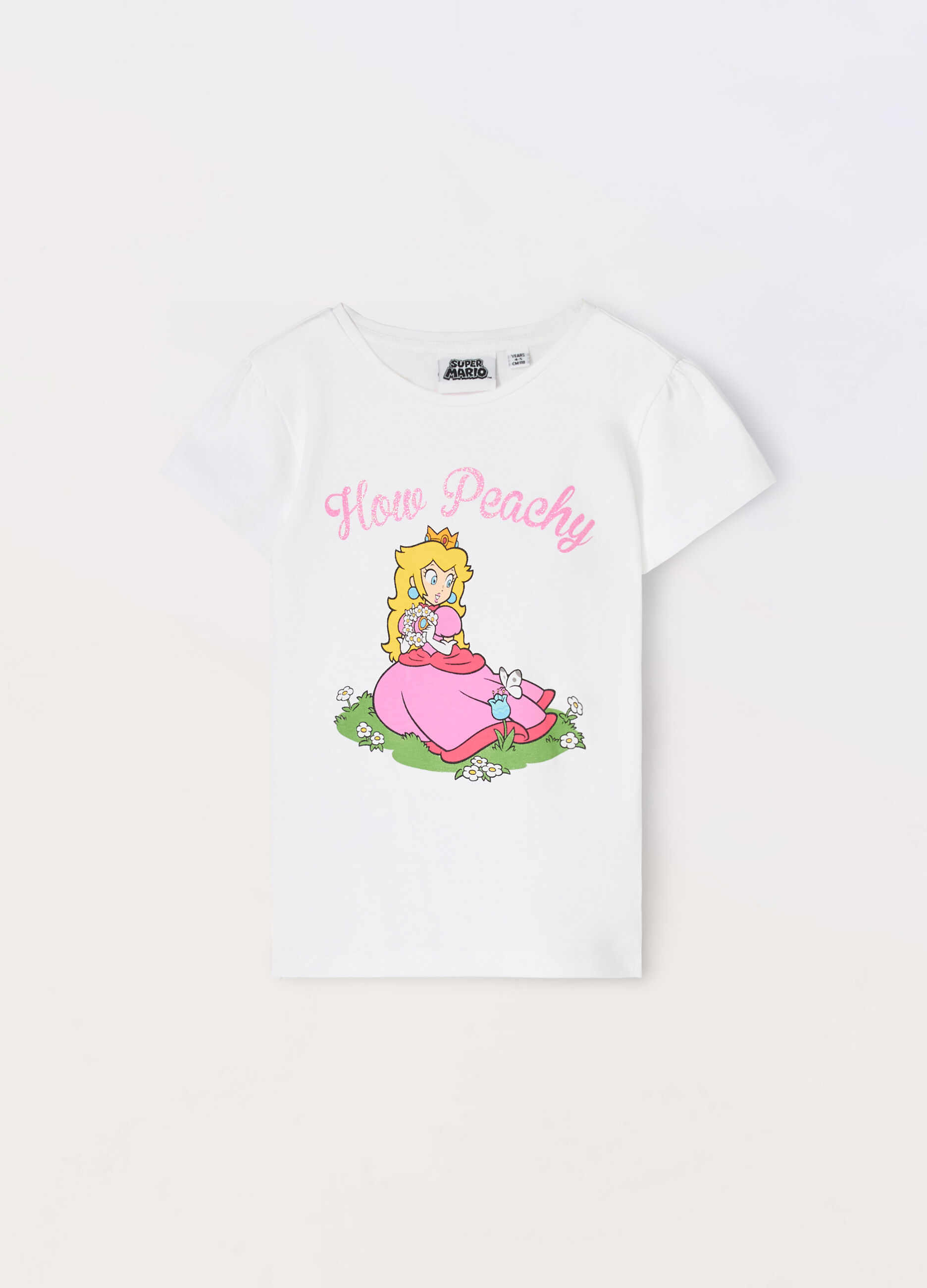 T-shirt in jersey di puro cotone bambina_0
