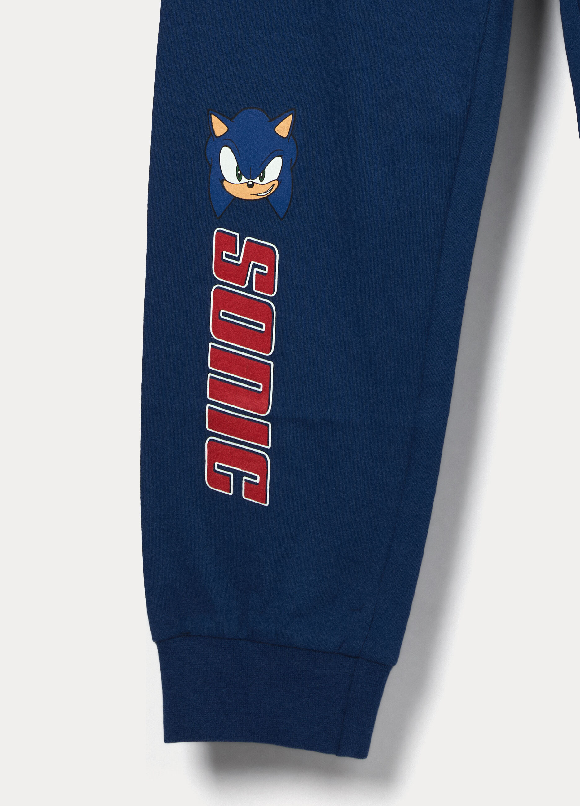 Set pigiama lungo Sonic in jersey di puro cotone bambino_2