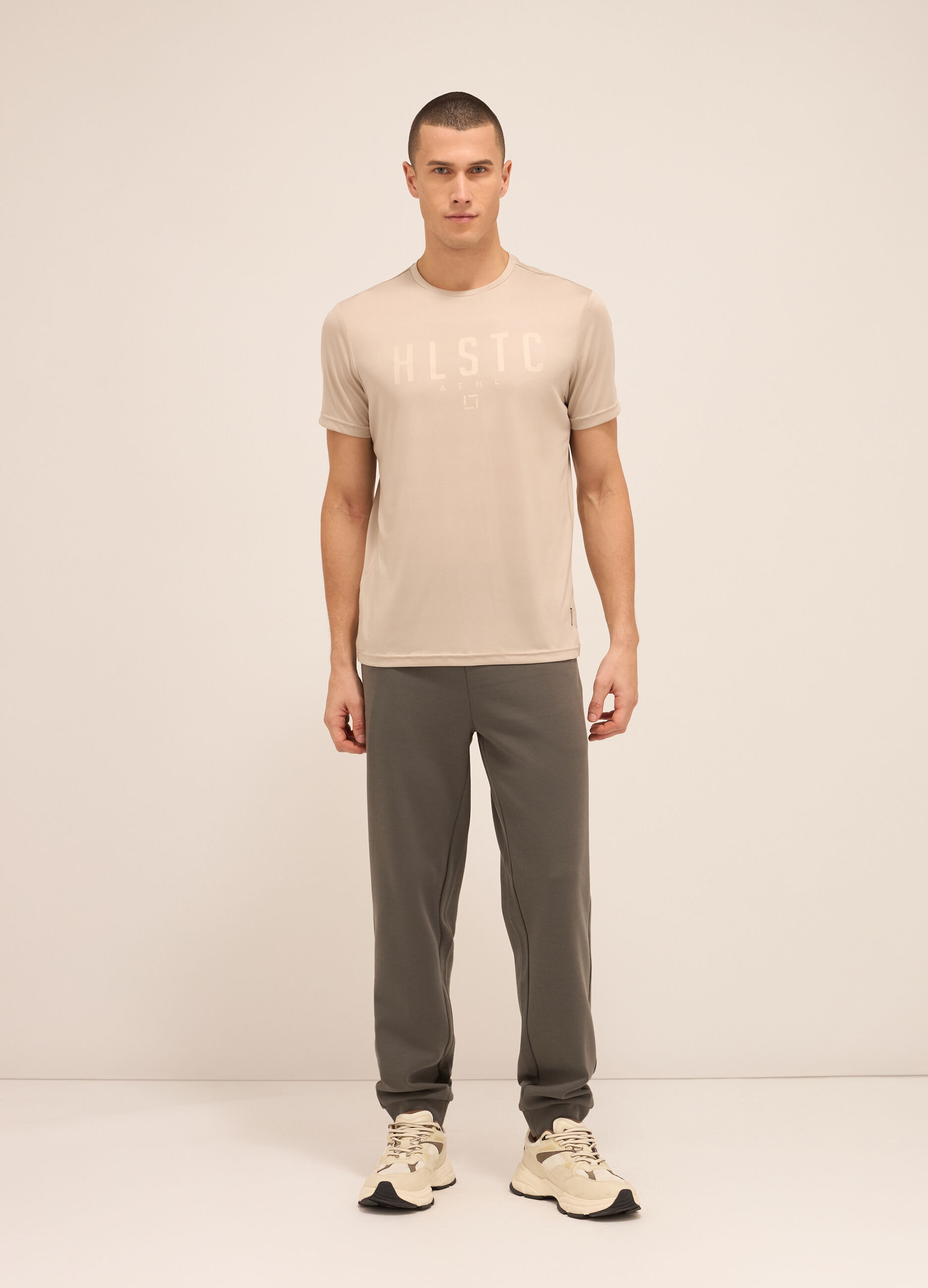 Jogger in misto cotone uomo_0