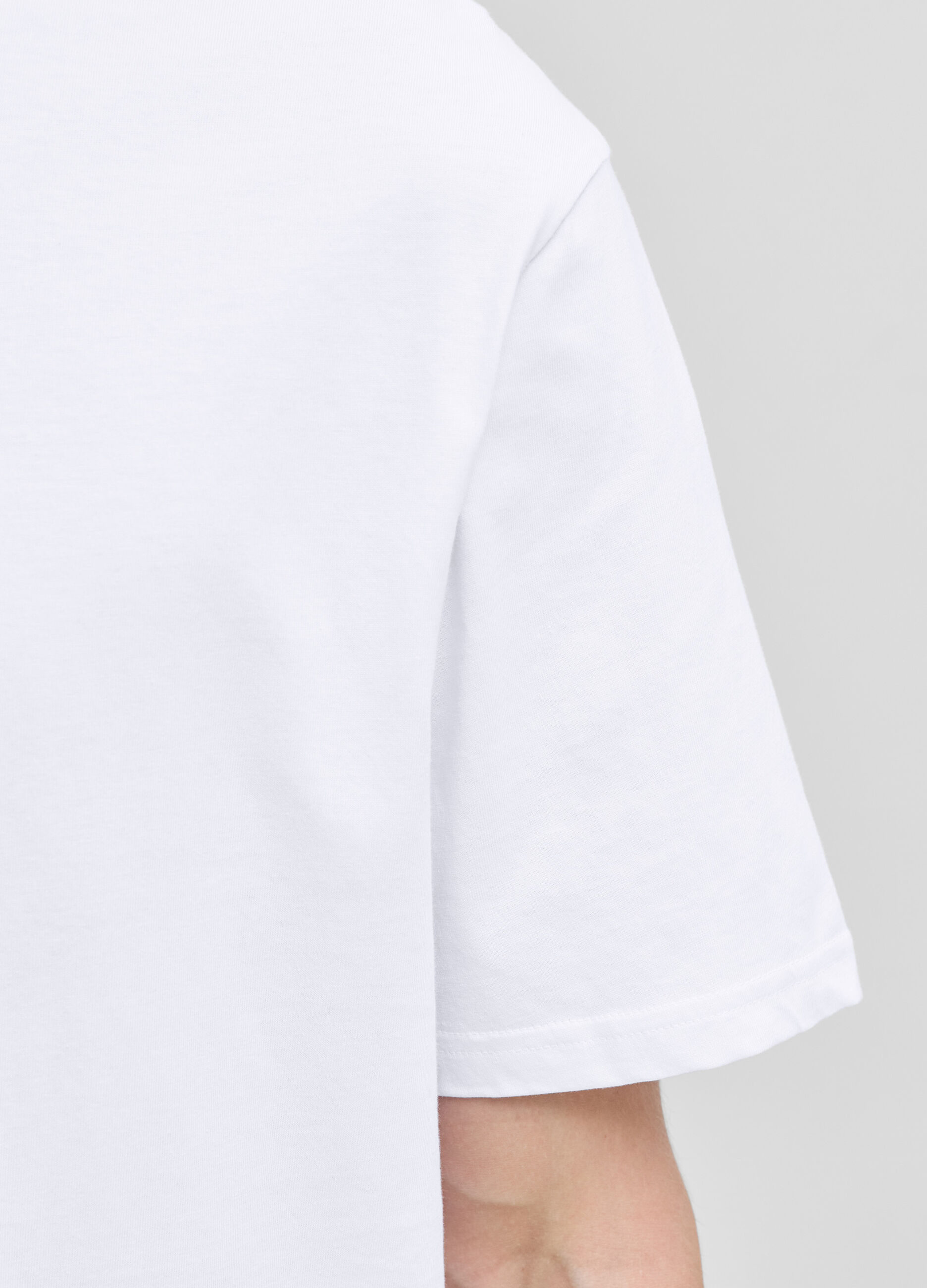 T-shirt in cotone oversize uomo_4
