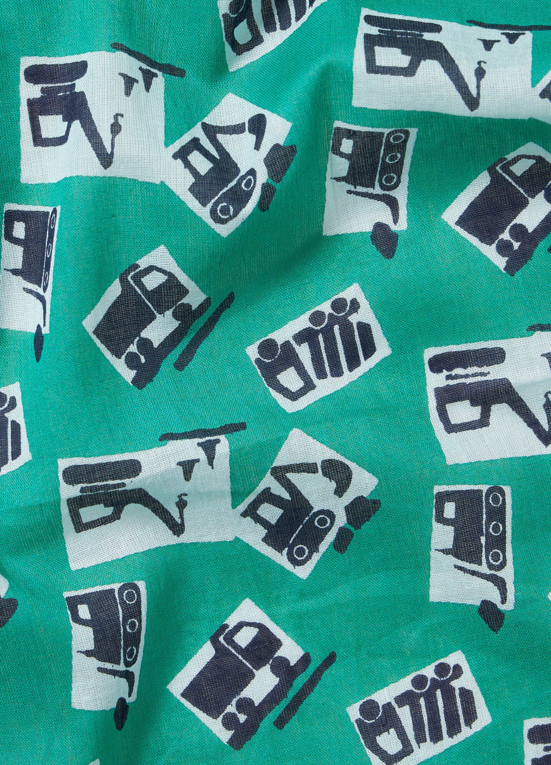 Pashmina in puro cotone con stampa_1