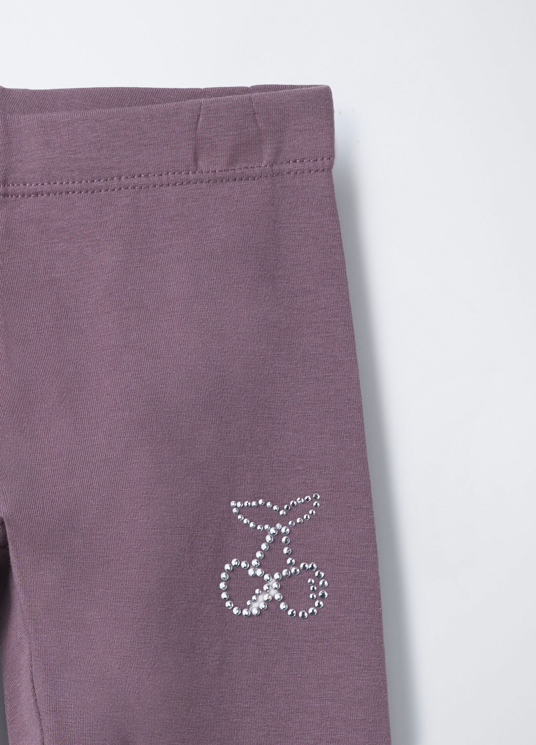 Leggings misto cotone stretch Fit Slim bambina_2